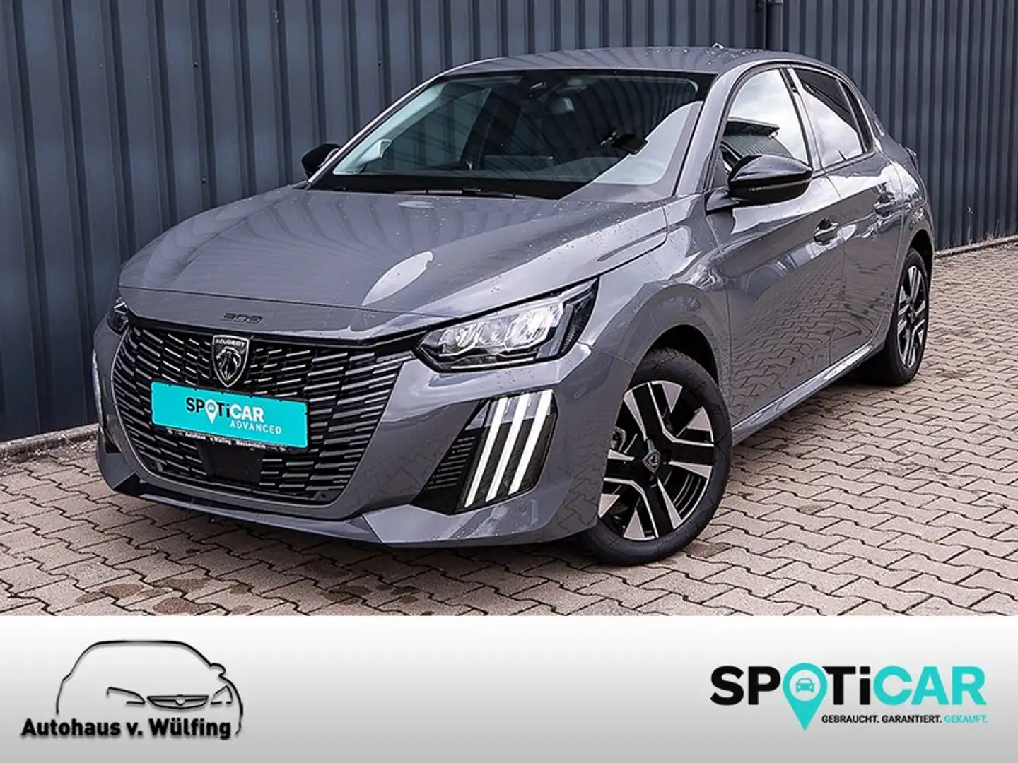 Peugeot 208 Allure PureTech 100 EAT8 +Kamera+Keyless+SHZ+PDC+ Gris - 1