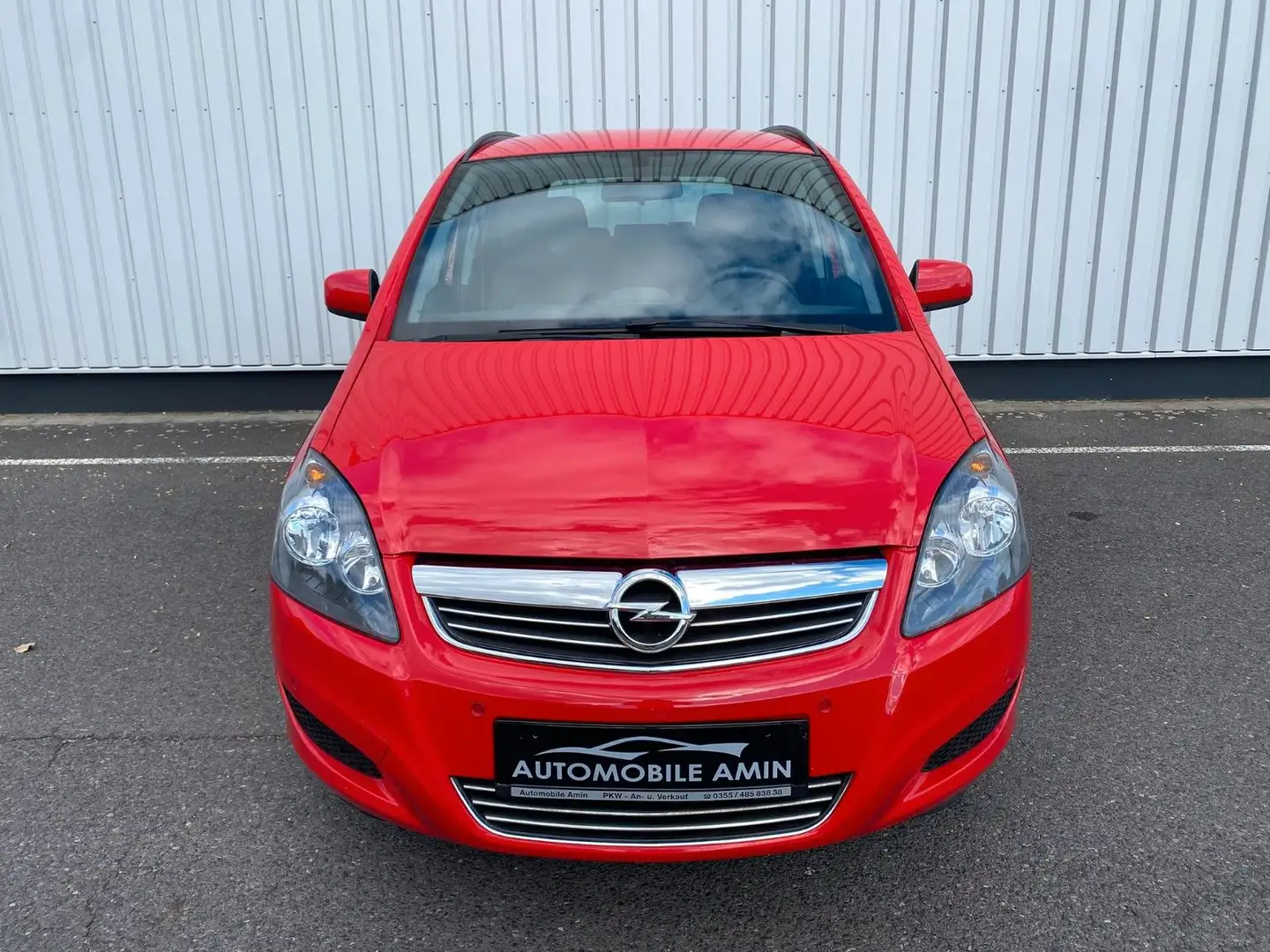 Opel Zafira aus Erstbesitz Klima Navi 7 Sitze TÜV NEU Rot - 2
