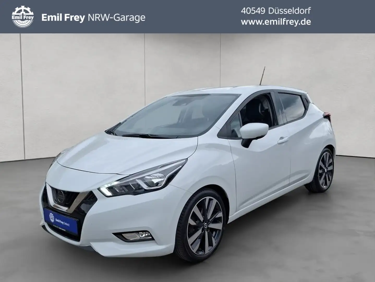 Nissan Micra 1.0 IG-T Tekna NAVI+KAMERA+TEMPOMAT+KLIMA Weiß - 1