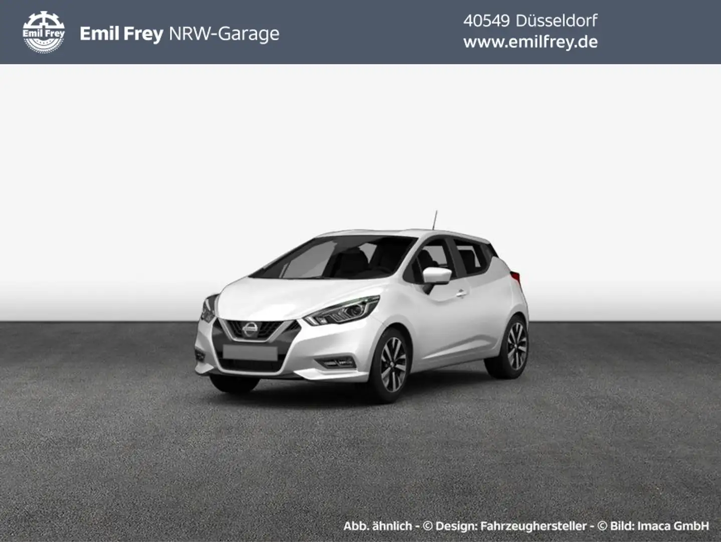 Nissan Micra 1.0 IG-T Tekna+Navigationssystem Blanc - 1
