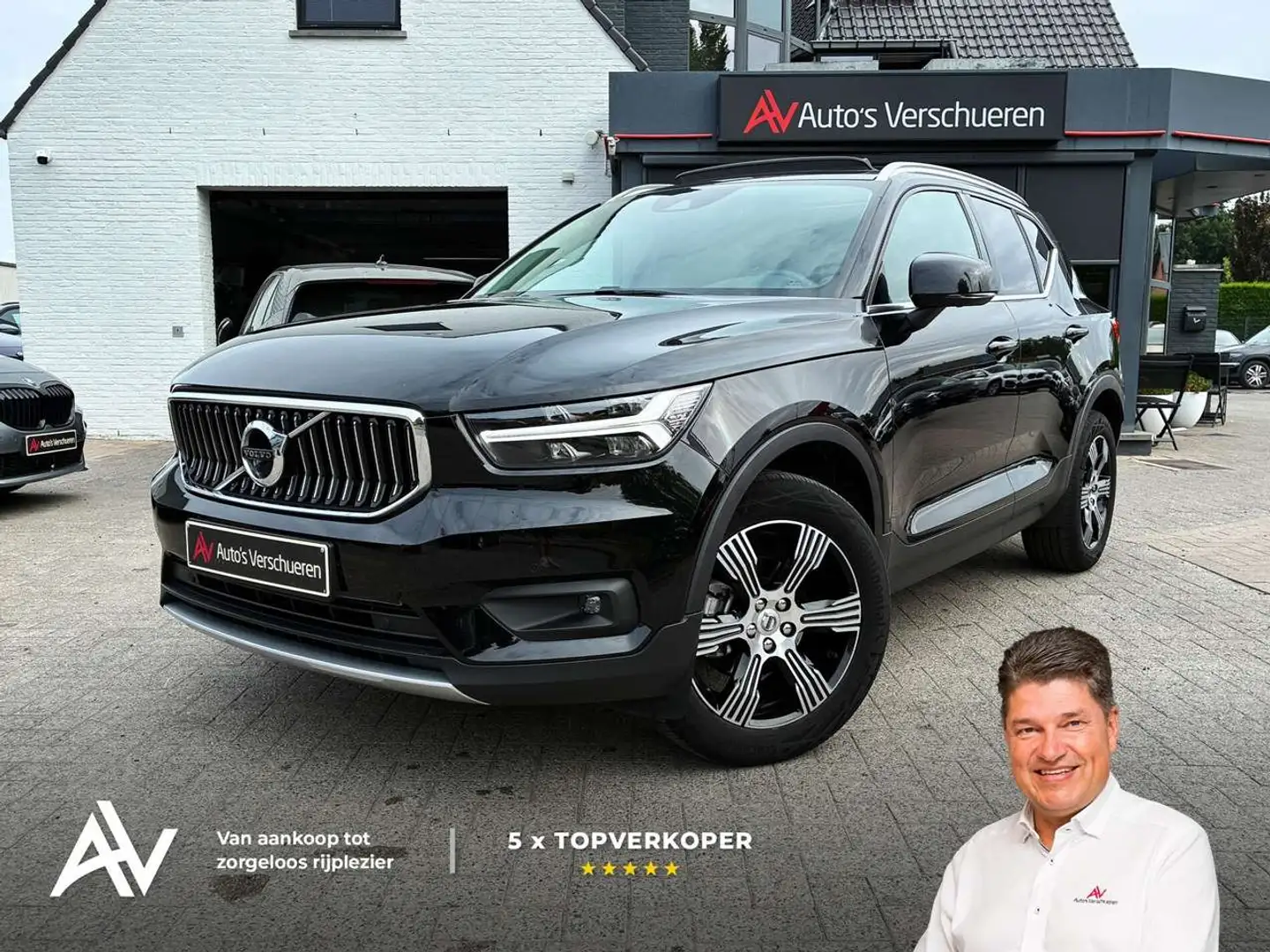 Volvo XC40 T2 Inscription Geartronic ** Pano 360 Cam H... Noir - 1