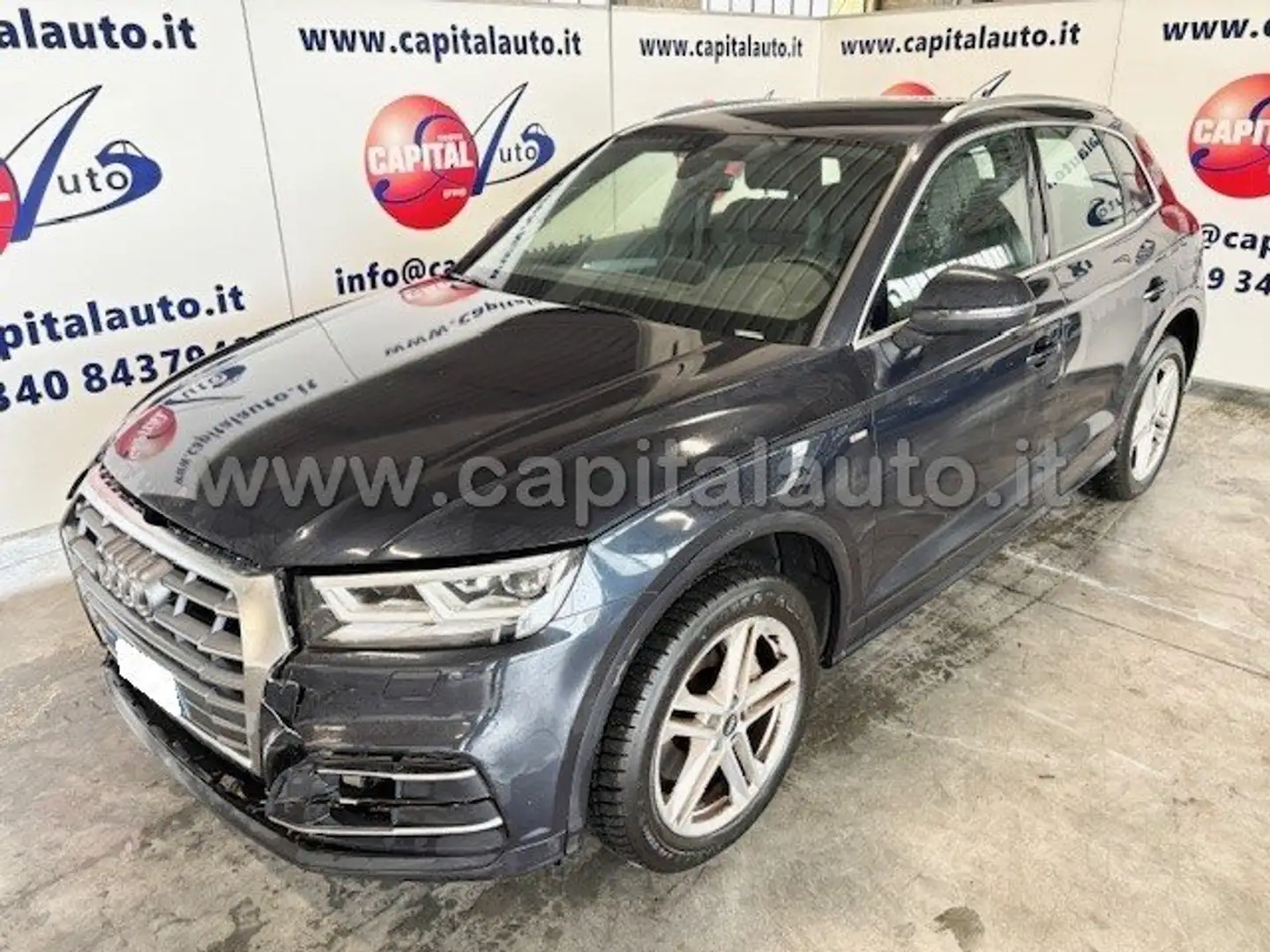 Audi Q5 Q5 50 tfsiE NETTO 18900 S-line Plus quattro s-tr. Grijs - 2