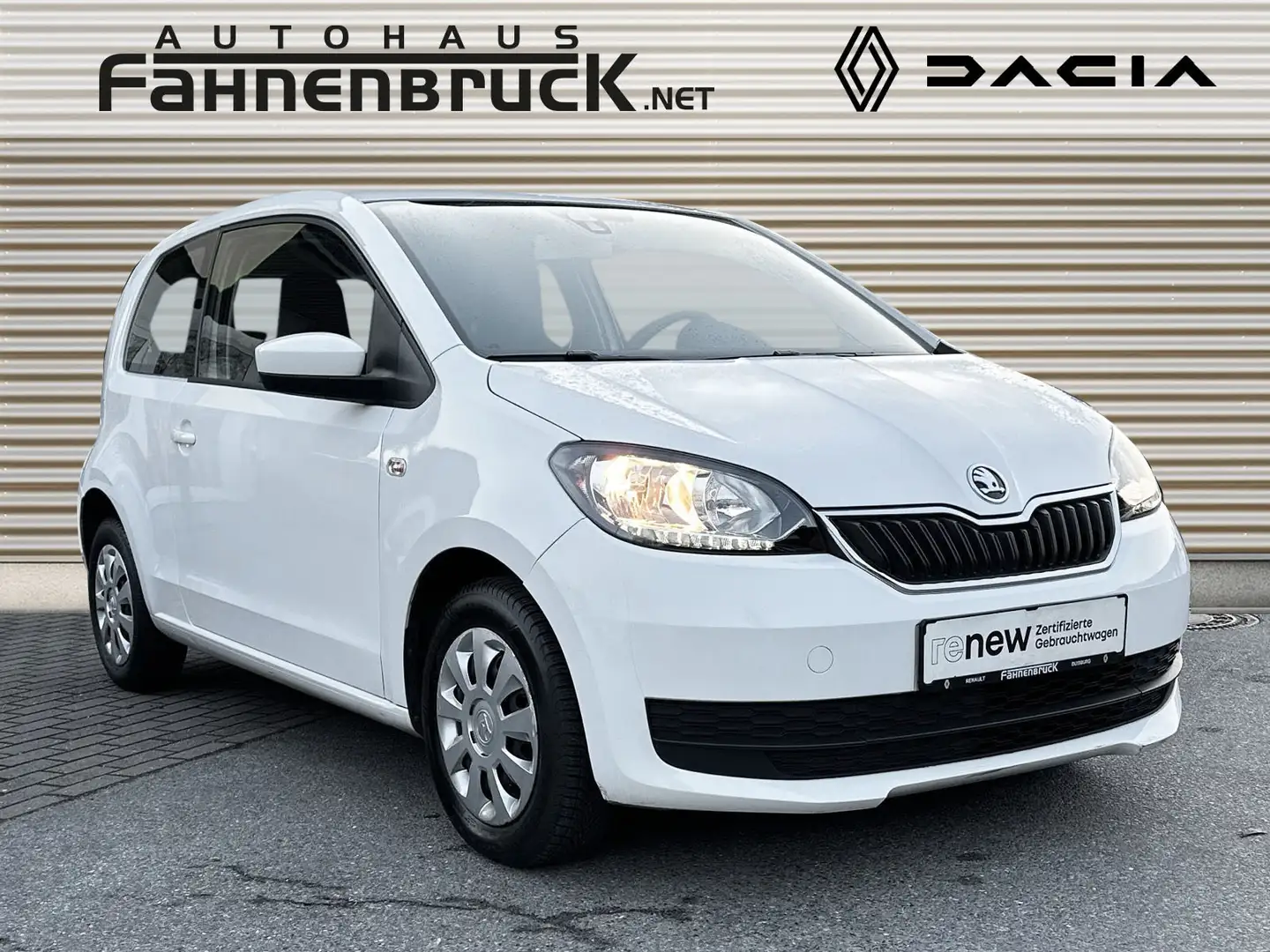 Skoda Citigo Ambition 1.0 PDC hi Klima Multimedia Blanc - 2