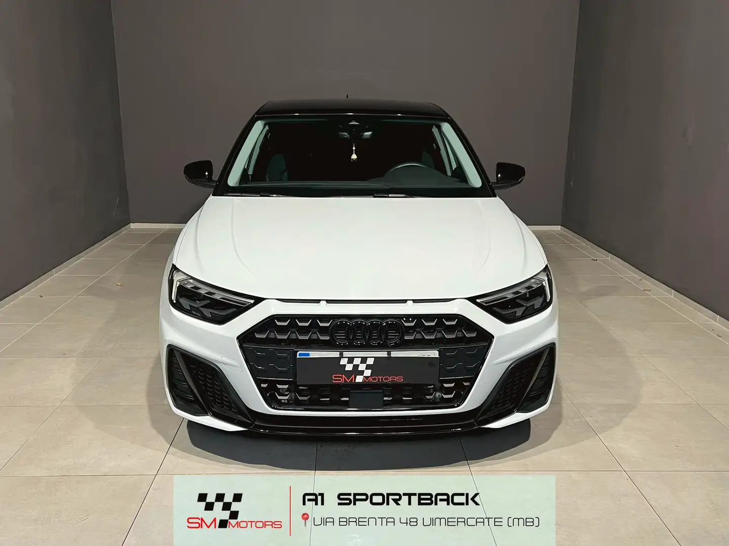 Audi A1 Sportback 30 1.0 tfsi S Line 116cv neopatentati Blanc - 2
