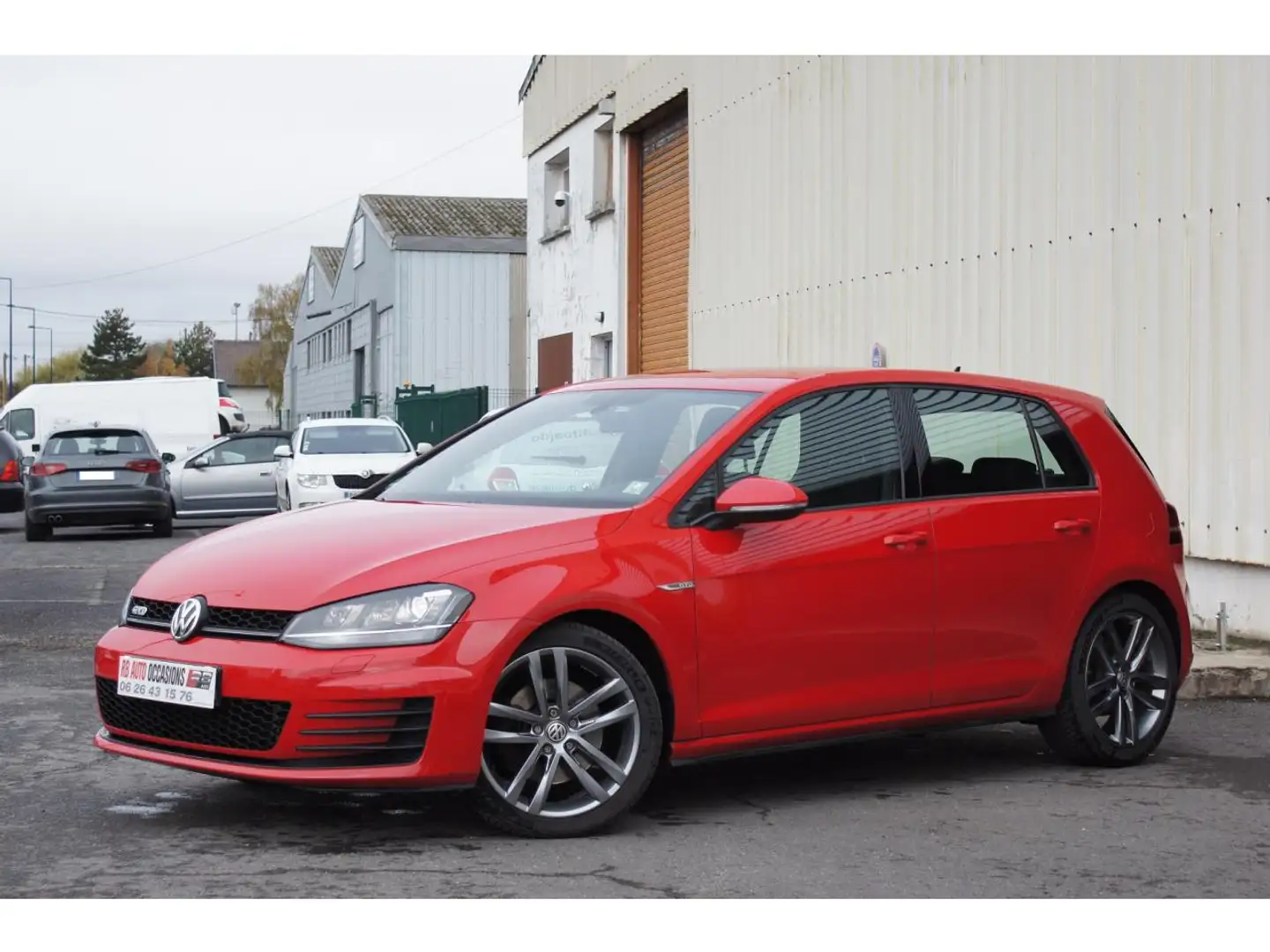 Volkswagen Golf GOLF VII GTD 2.0 TDI 184cv BVM6 Rouge - 2