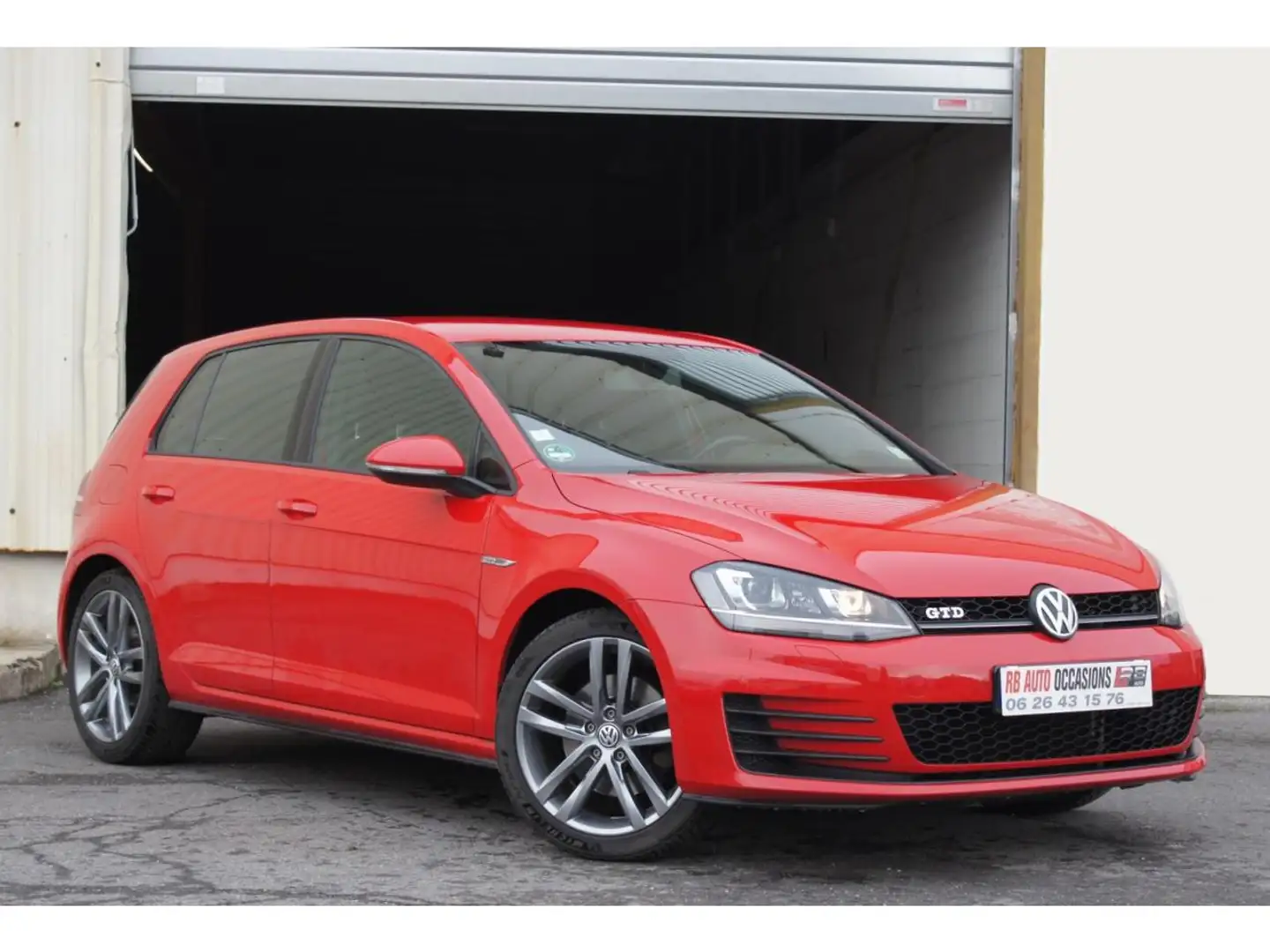 Volkswagen Golf GOLF VII GTD 2.0 TDI 184cv BVM6 Rouge - 1