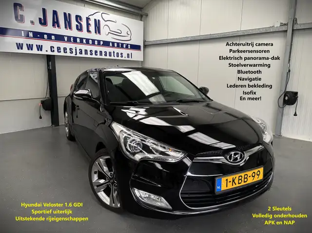 Hyundai VELOSTER 1.6 GDI i-Catcher Prachtige auto! | Achteruitrijca