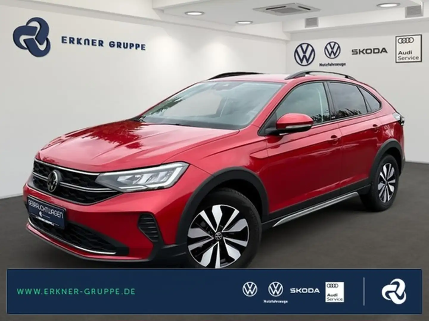 Volkswagen Taigo 1.0TSI Move LED+ACC+DIGI+NAVI+++ Rood - 1