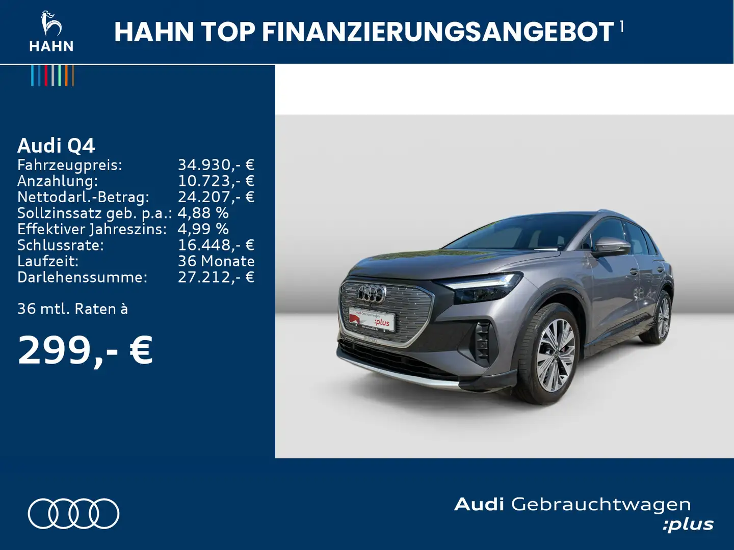 Audi 40 e-tron advanced Navi Gris - 2