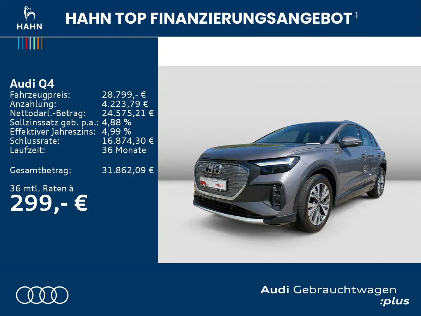 Audi Q4 e-tron Q4 40 e-tron advanced Navi Gris - 2