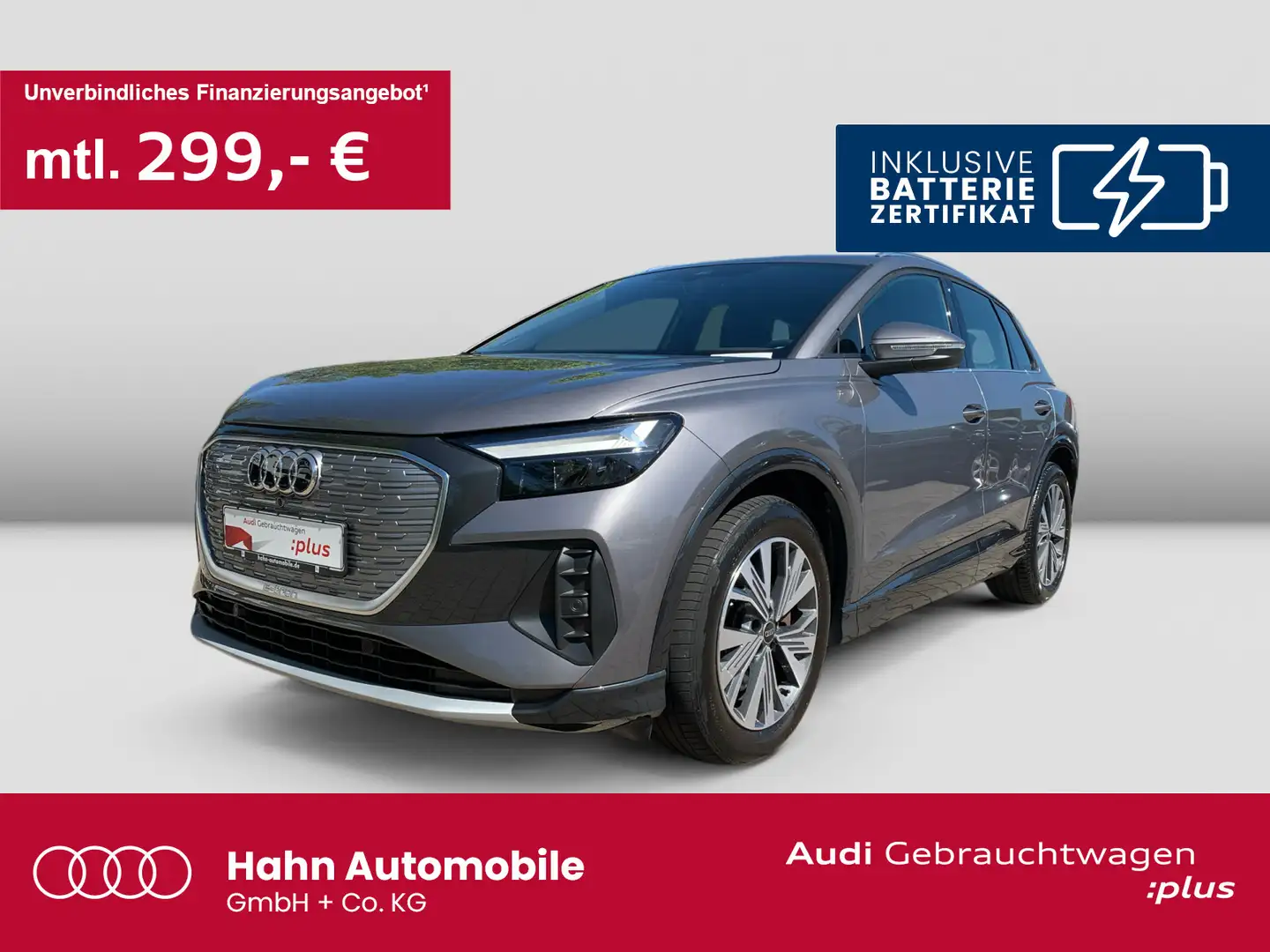 Audi 40 e-tron advanced Navi Gris - 1
