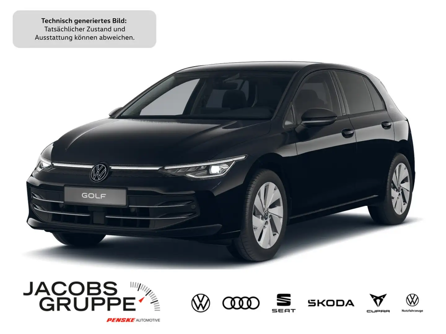 Volkswagen Golf VIII 1.5 eTSI Goal DSG,Navi,LED,ACC Schwarz - 1