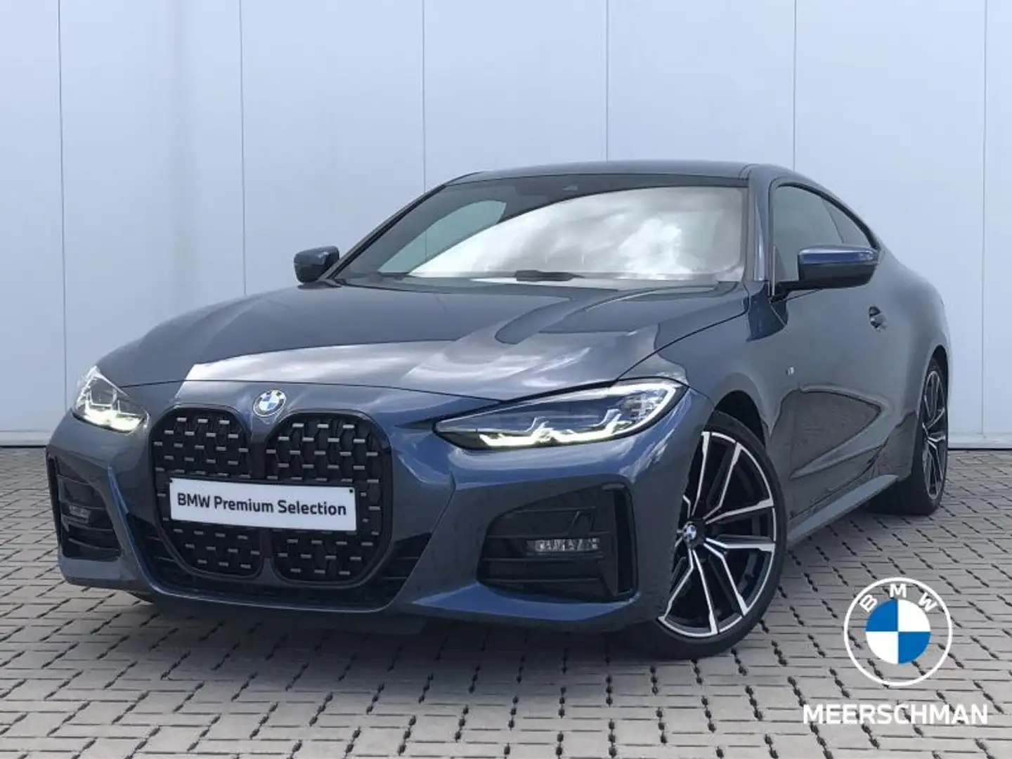 BMW 420 Msport trekh cam gps dab harmk Blauw - 1