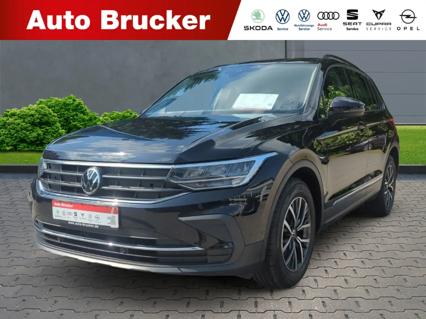 Volkswagen Tiguan Life 1.5 TSI LED+Heckklappe elektr.+LaneAssist Schwarz - 1