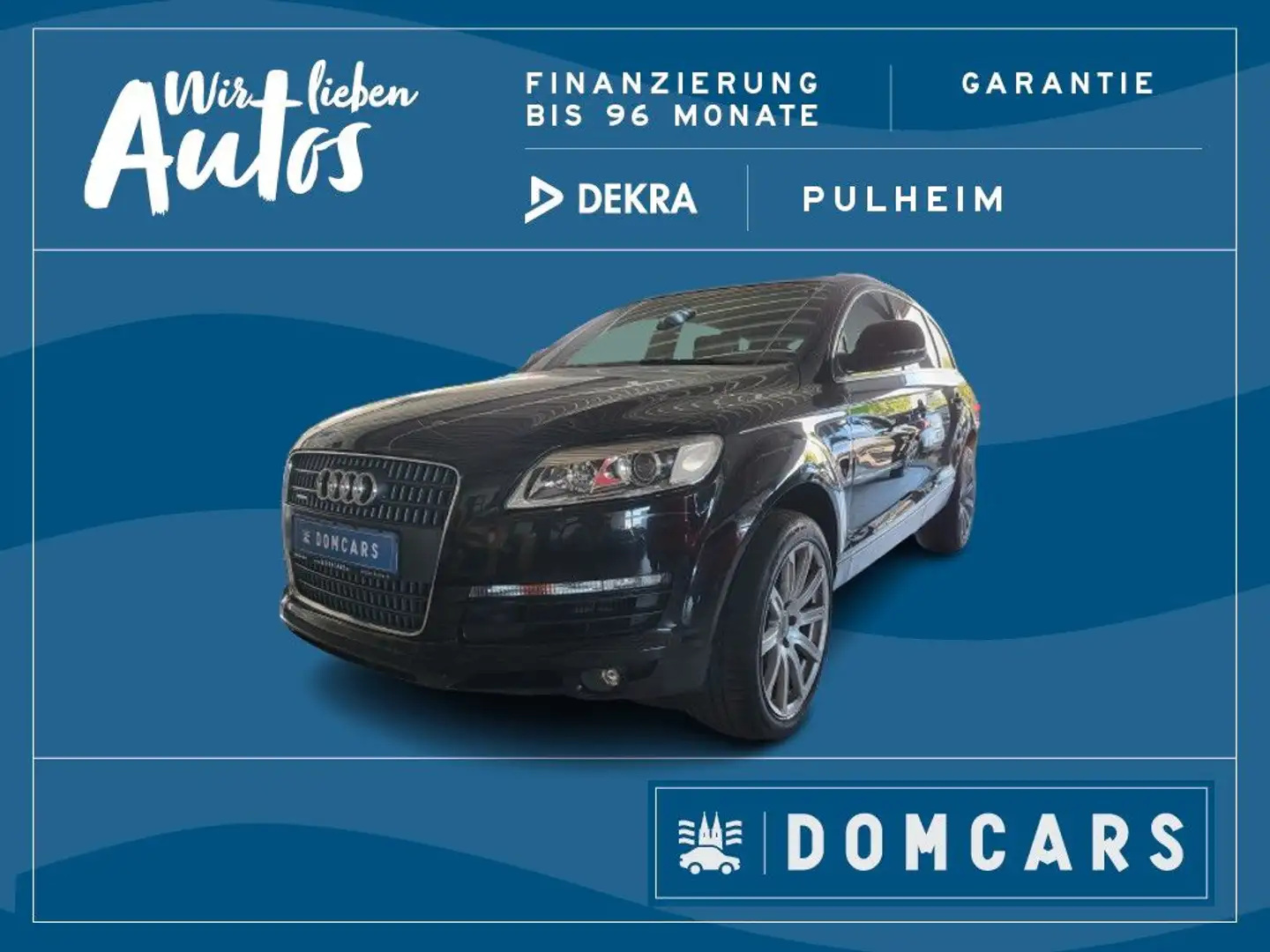 Audi Q7 3.0 TDI quattro*7 SITZER+PANO+ALU+XENON+EURO5 Schwarz - 1