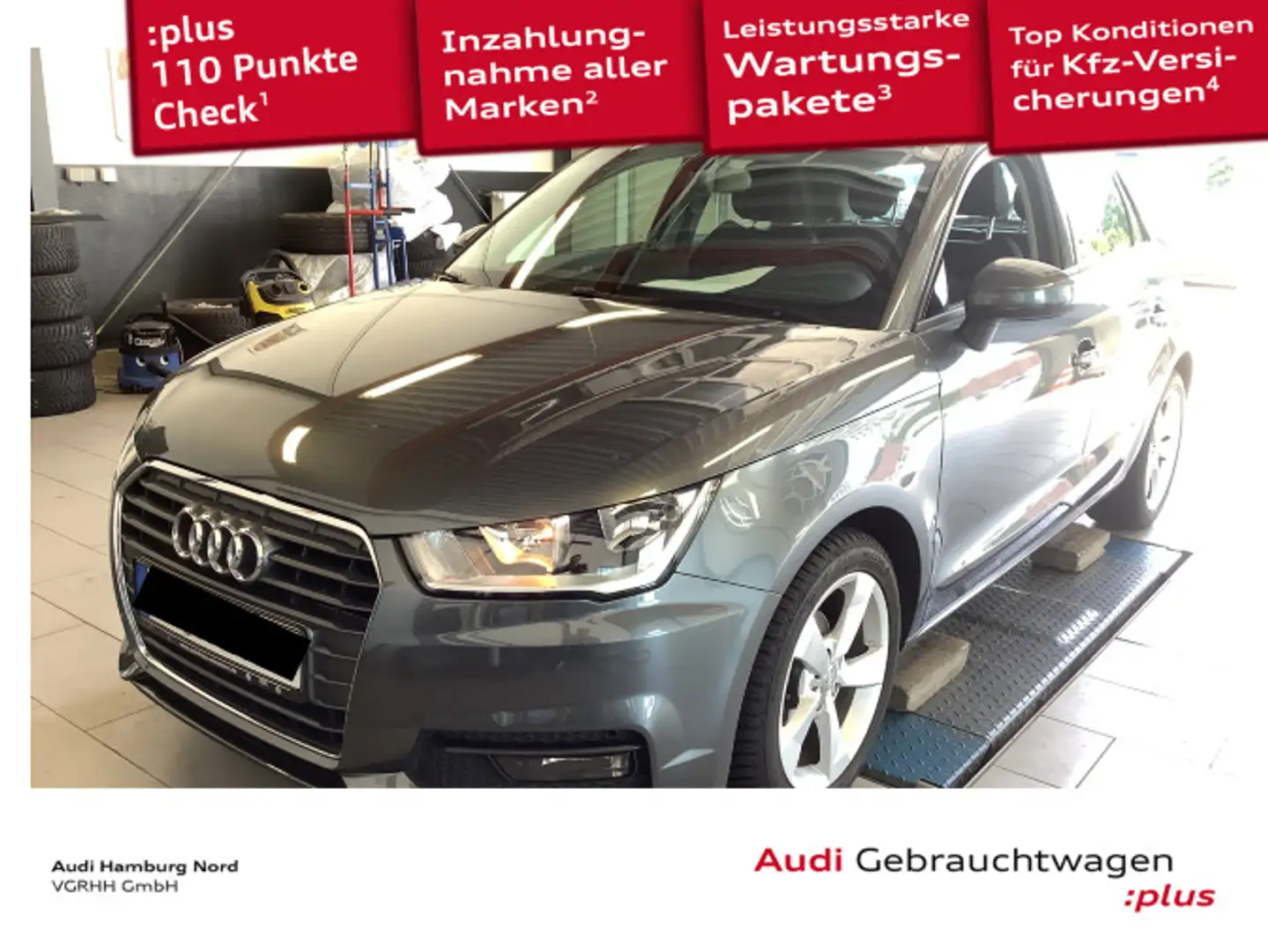 Audi A1 1.0 TFSI sport S tronic Stzhzg Navi Gris - 1
