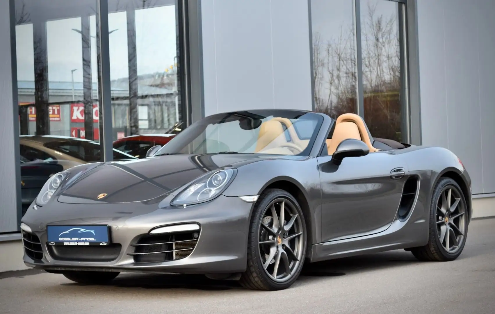 Porsche Boxster BOXSTER NAVI PDC V+H ALCANTARA BI-XENON DEUTSCH Grau - 1