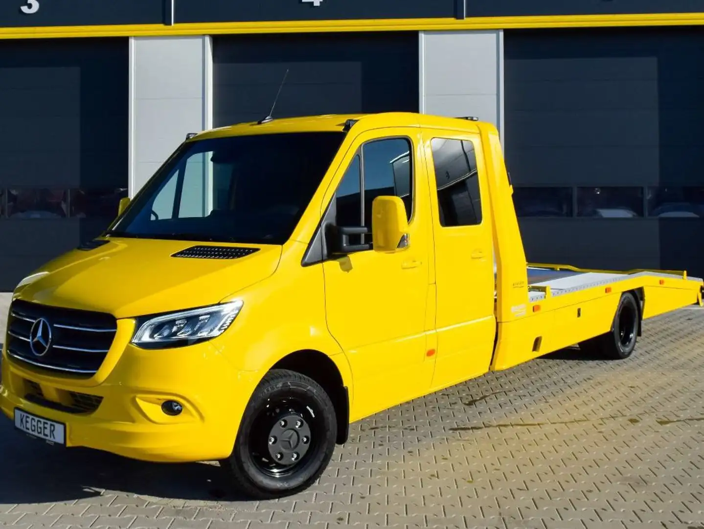 Mercedes-Benz Sprinter 519 CDI DOKA 5.5T / Zuggesamt 9T SOFORT Amarillo - 1