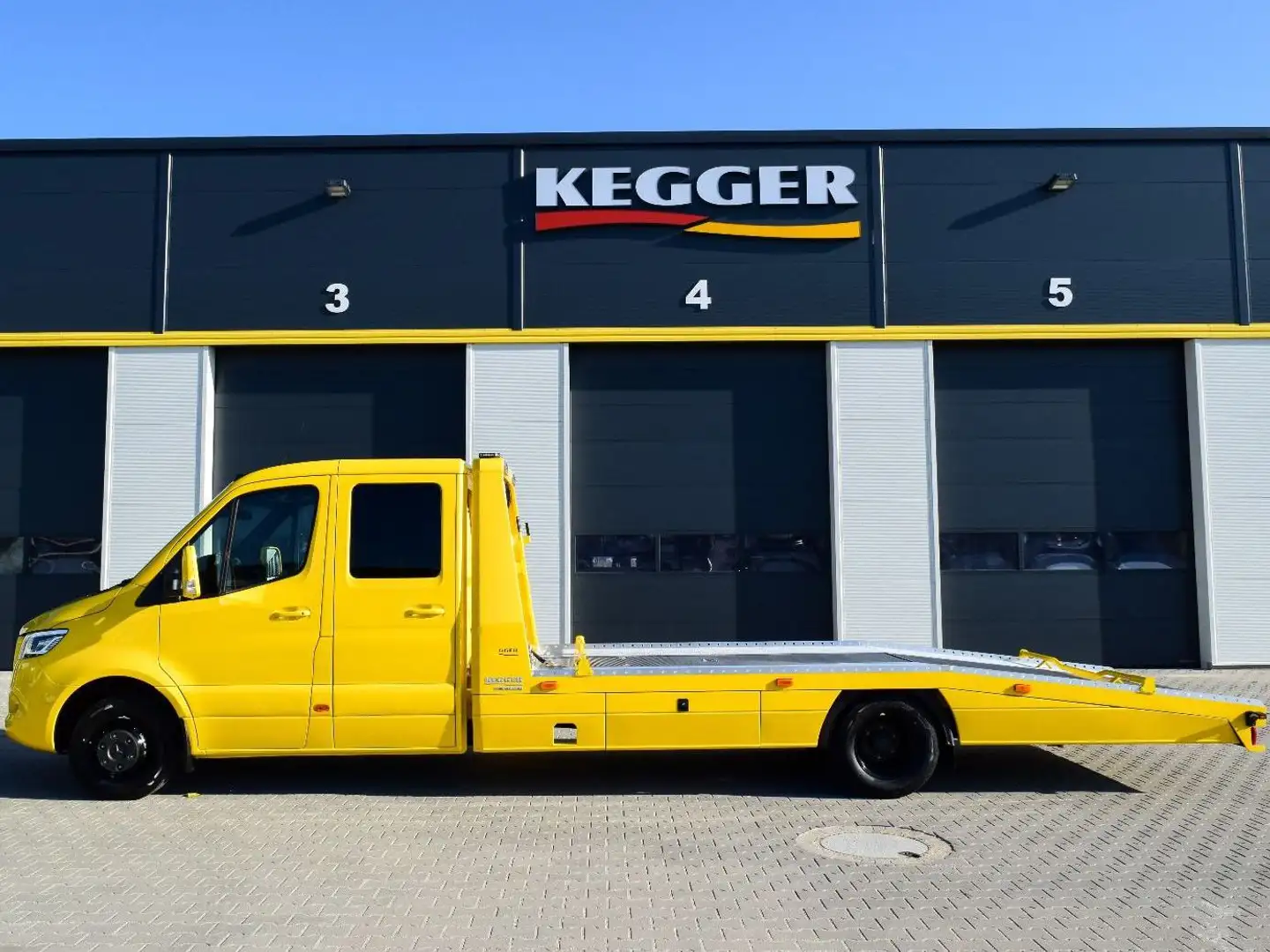 Mercedes-Benz Sprinter 519 CDI DOKA 5.5T / Zuggesamt 9T SOFORT Amarillo - 2