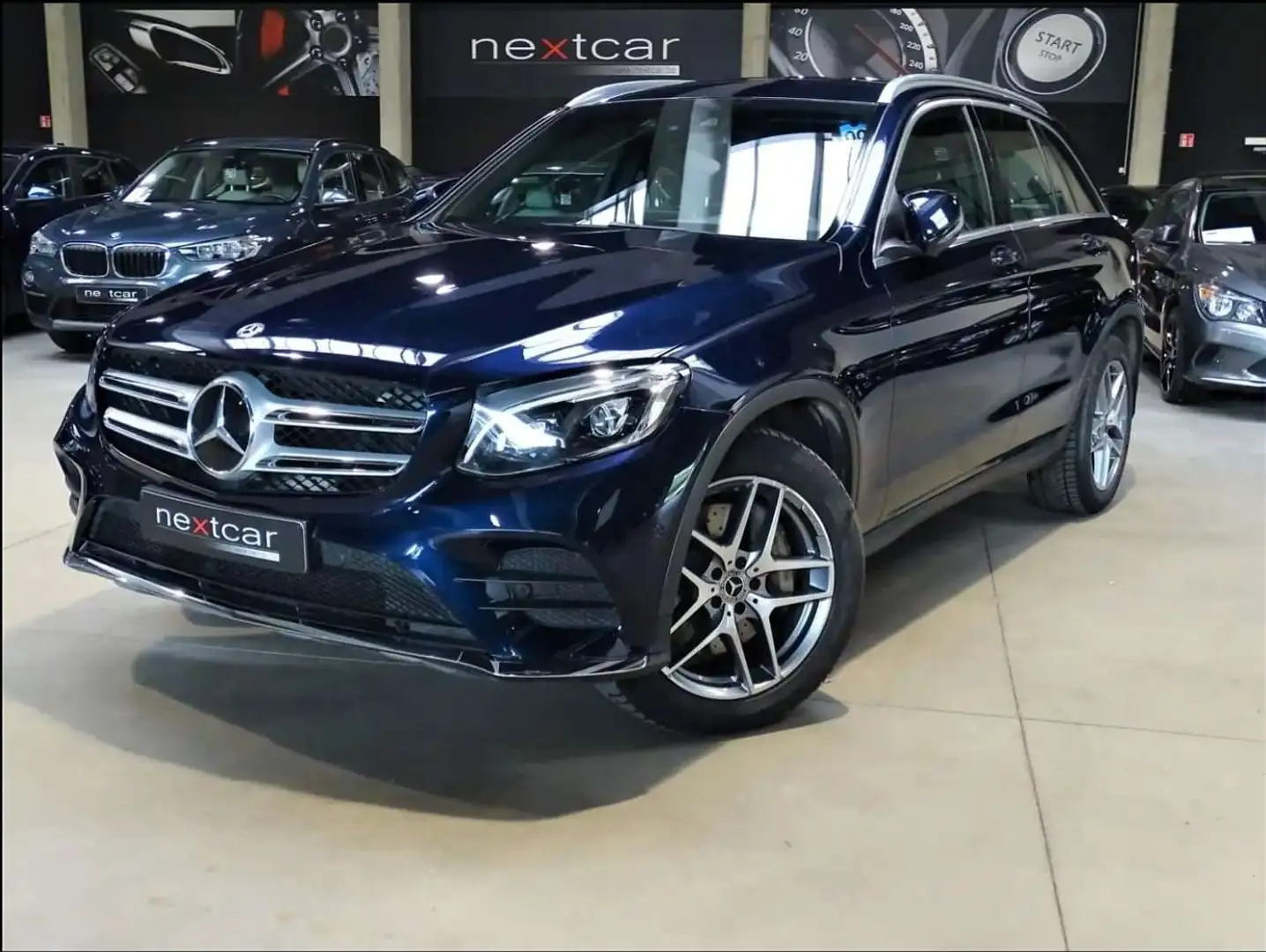 Mercedes-Benz GLC 220 d 4-Matic 9GTRONIC PACK AMG *LED-NAVI-HAYON ELECT* Bleu - 1