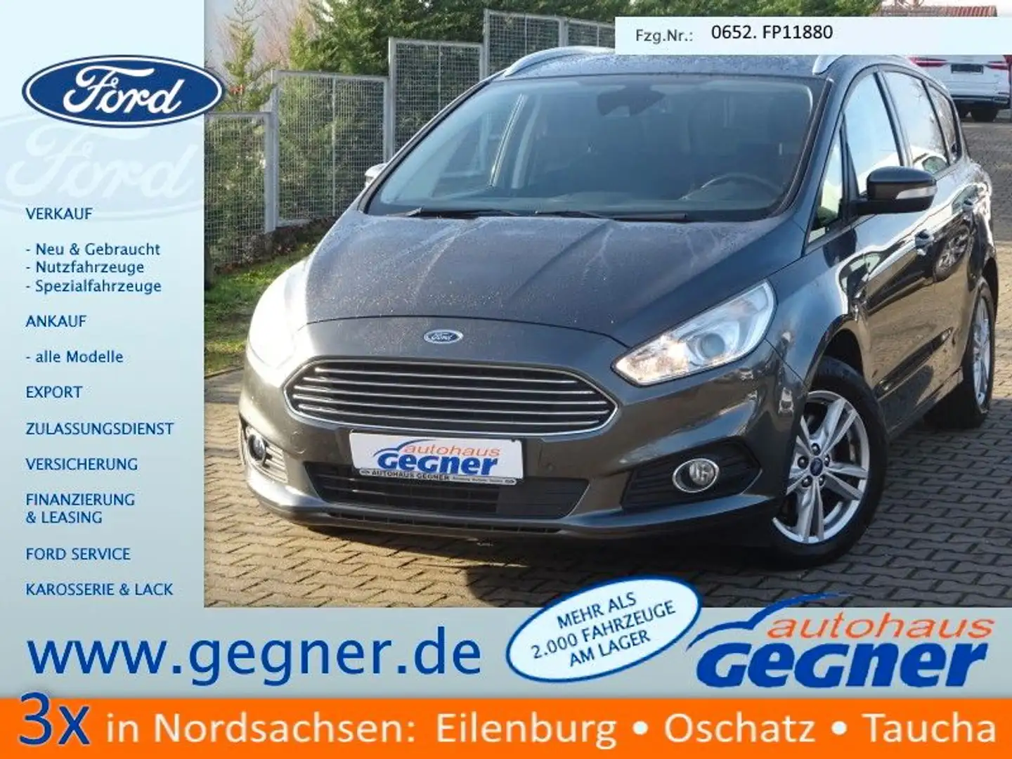 Ford S-Max 150PS Autm. Business Navi Kamera Gris - 1