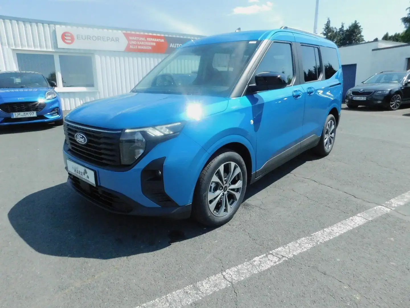 Ford Tourneo Courier Titanium Garantie 3.-5.Jahr/150.000KM Blau - 1