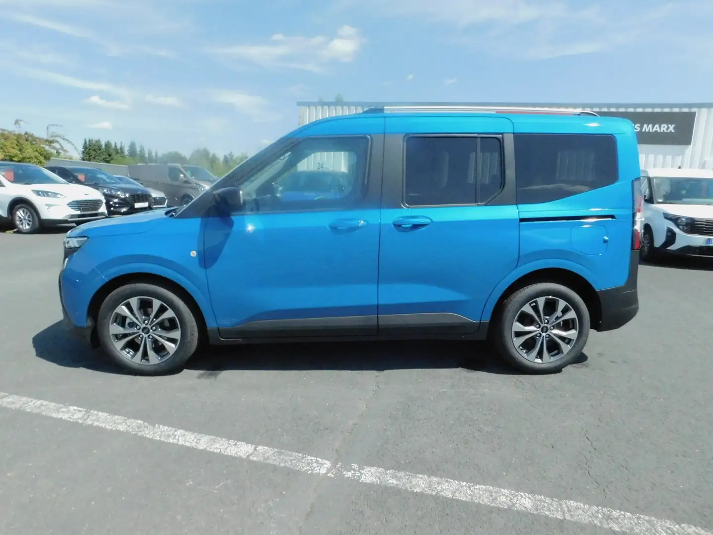 Ford Tourneo Courier Titanium Garantie 3.-5.Jahr/150.000KM Blau - 2