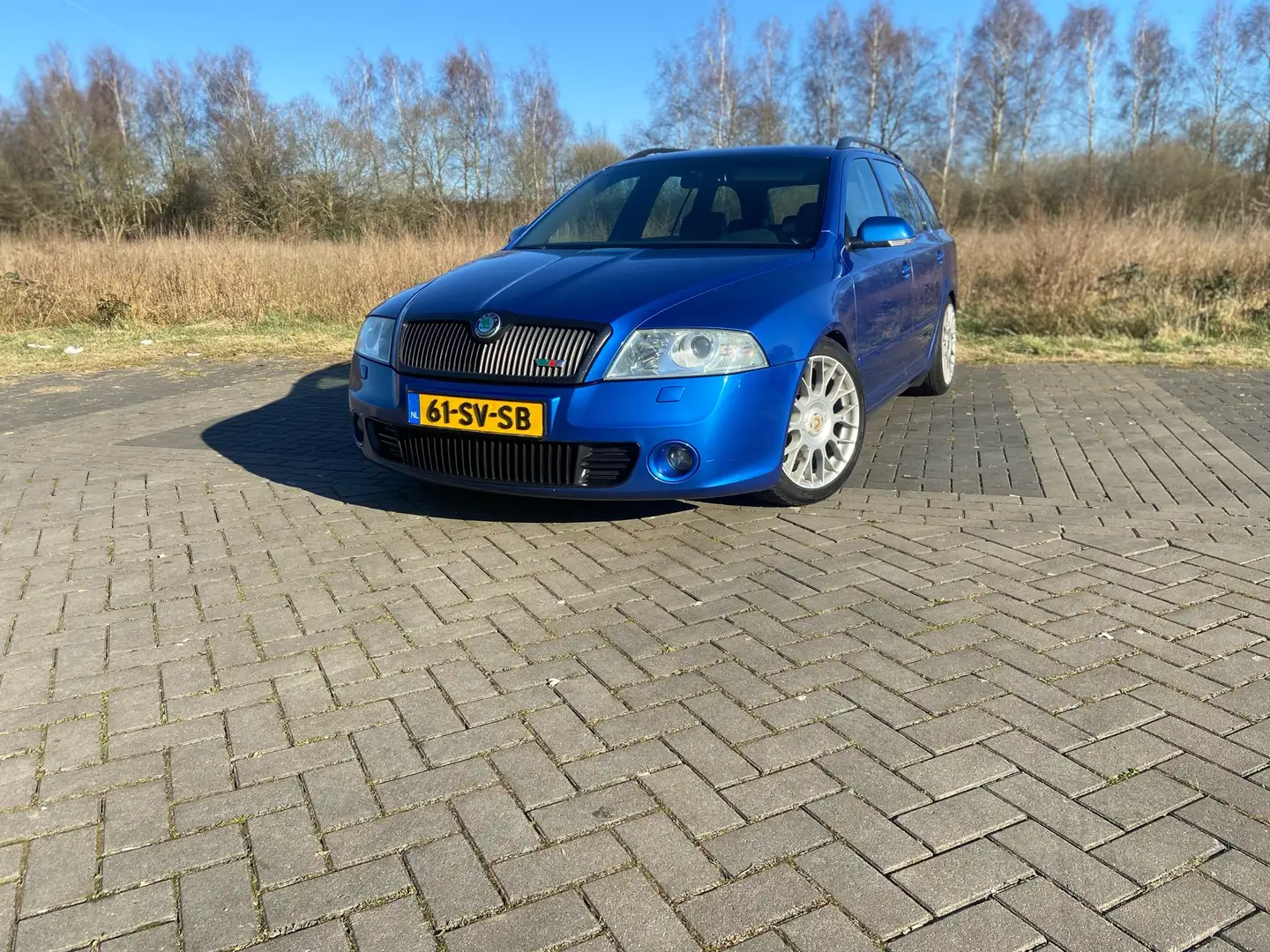 Skoda Octavia 2.0 TFSI RS Blauw - 1