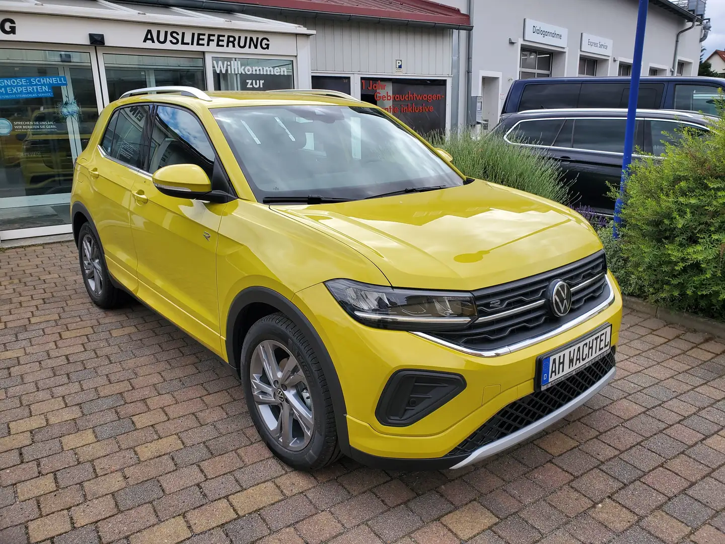 Volkswagen T-Cross 1.0 TSI R-Line ACC Climatronic 5JahreGarantie Gelb - 2