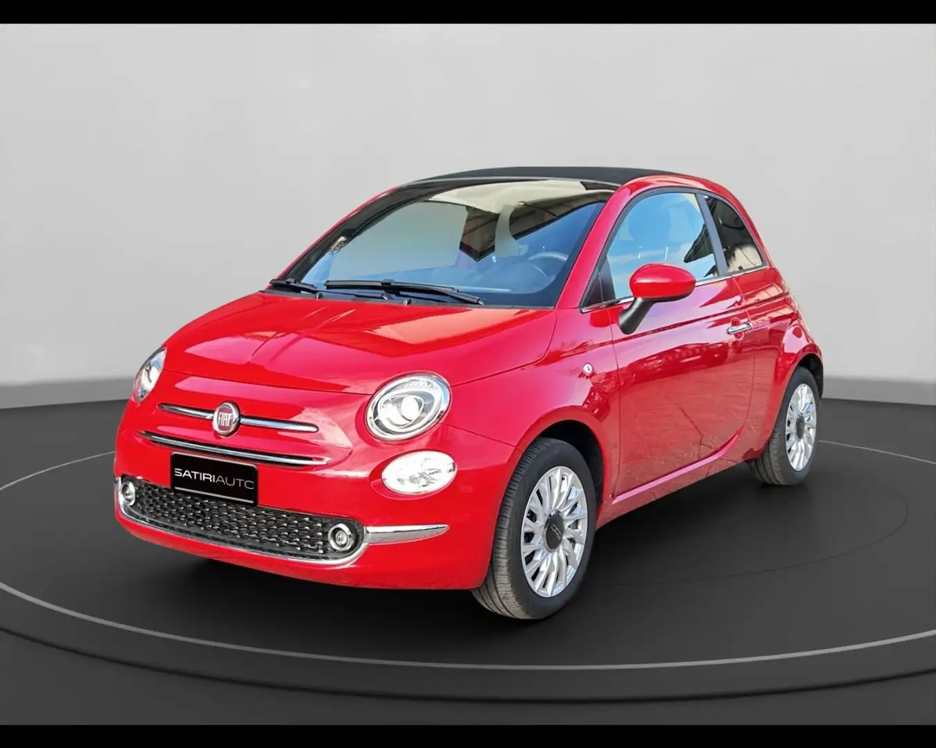 Fiat 500C C 1.0 FireFly Hybrid Dolcevita Rosso - 1