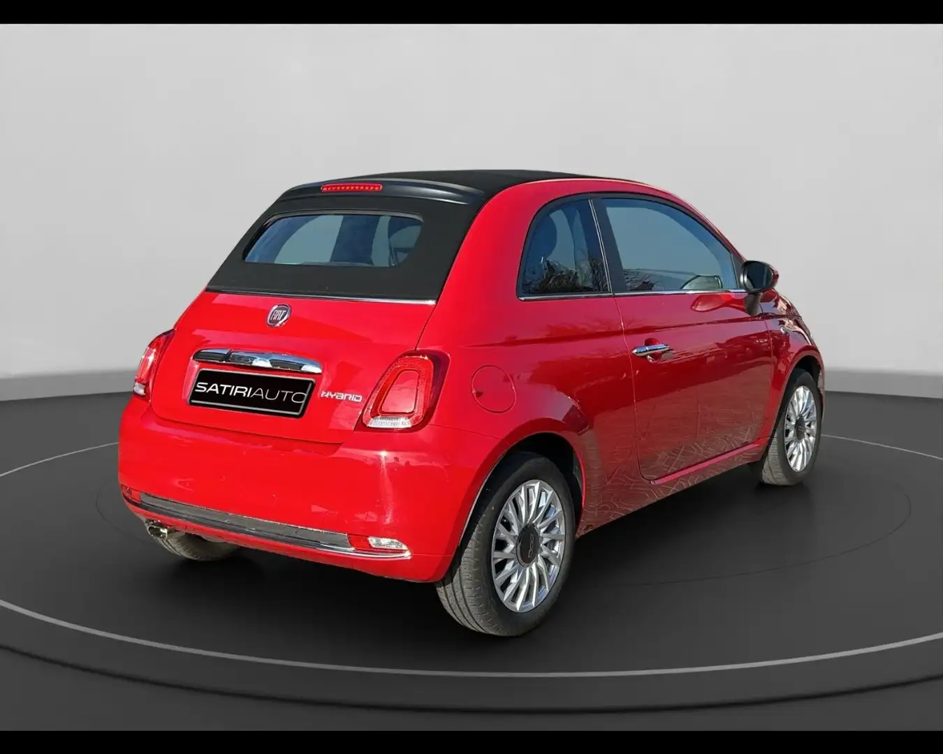 Fiat 500C C 1.0 FireFly Hybrid Dolcevita Rosso - 2