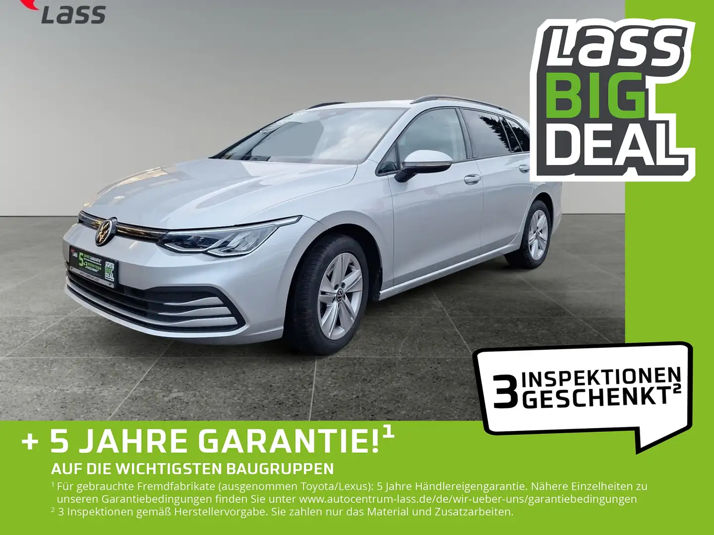 Volkswagen Golf Variant Golf VIII Variant 1.5 eTSI Life +Winterpaket+ Silber - 1
