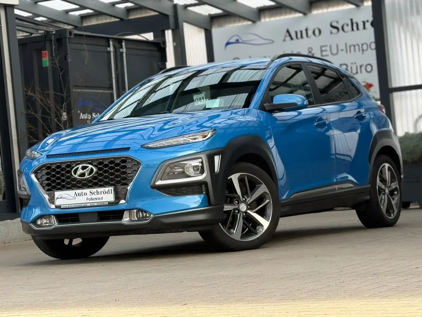 Hyundai KONA 4WD DCT Premium 1.6 T-GDI, HUD, KRELL, LED, Leder Blau - 1