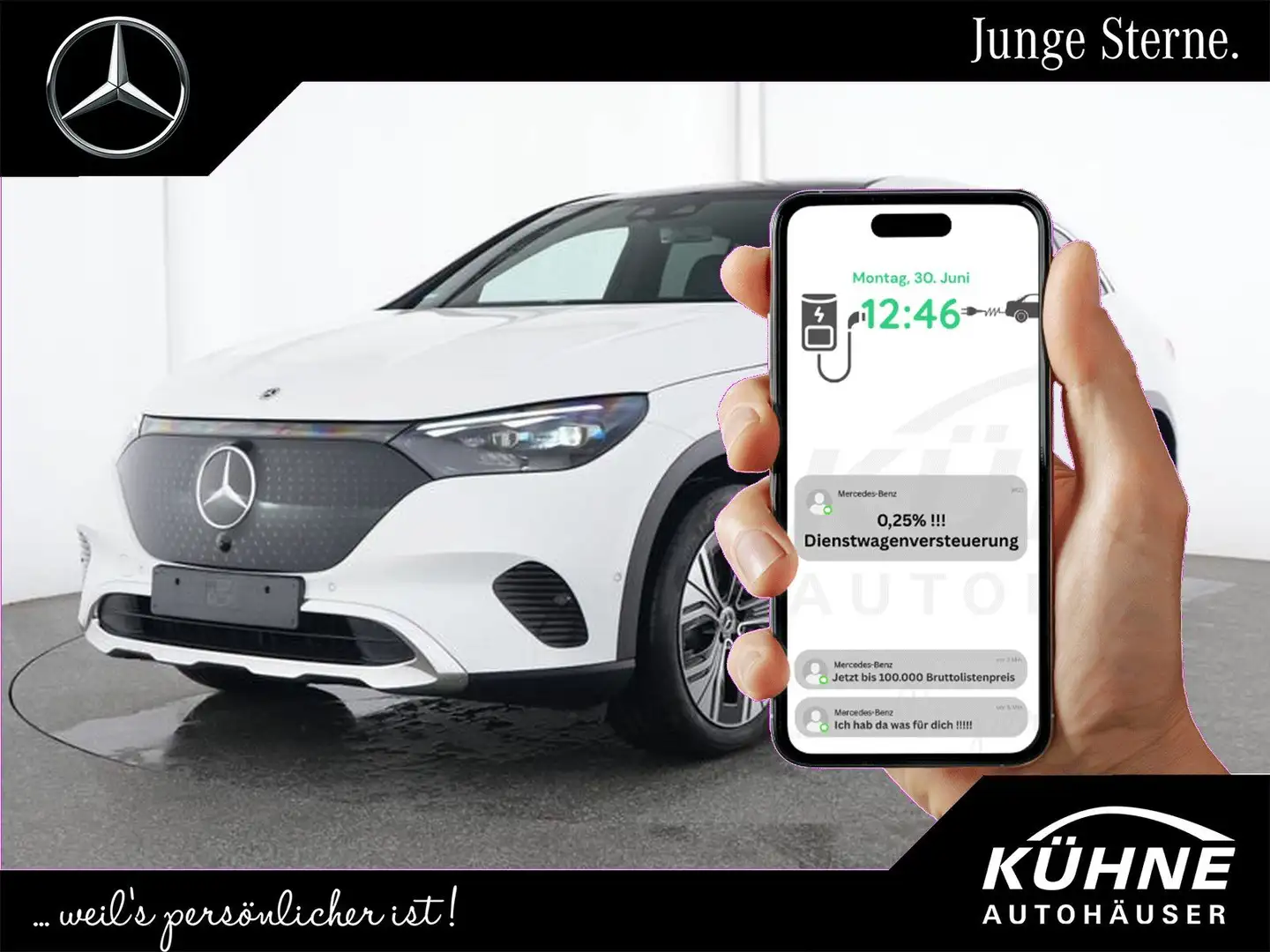 Mercedes-Benz EQE SUV EQE 350+ Edition Electric Art Premium 22KW+HuD ! Weiß - 1