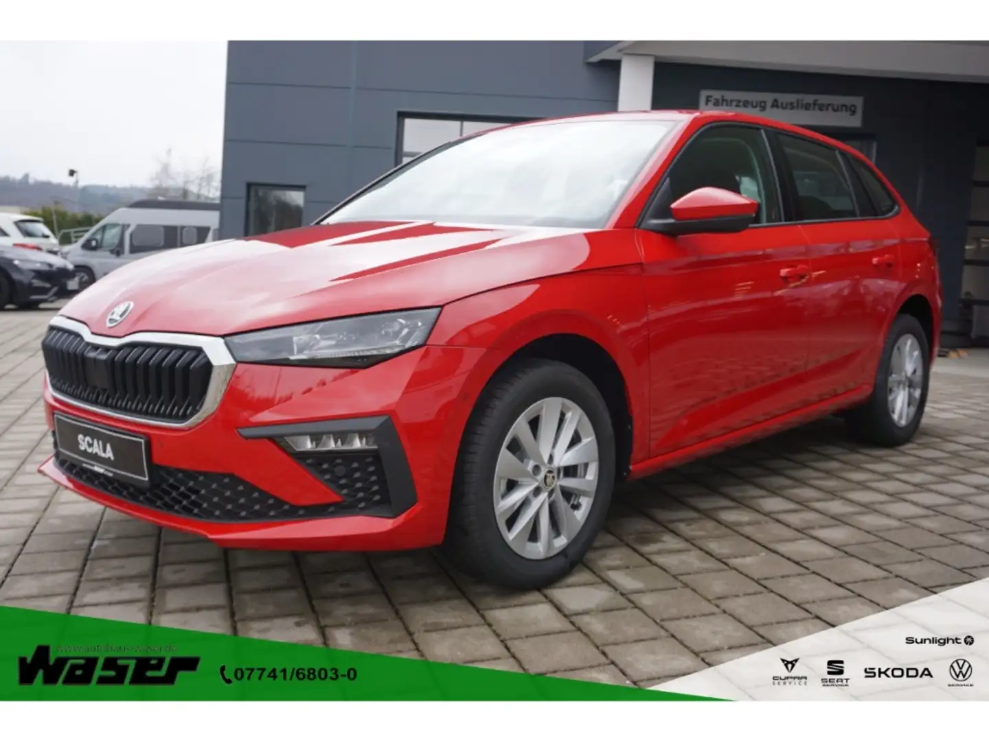 Skoda Scala 1.0 TSI Selection DSG Navi LED Rot - 1
