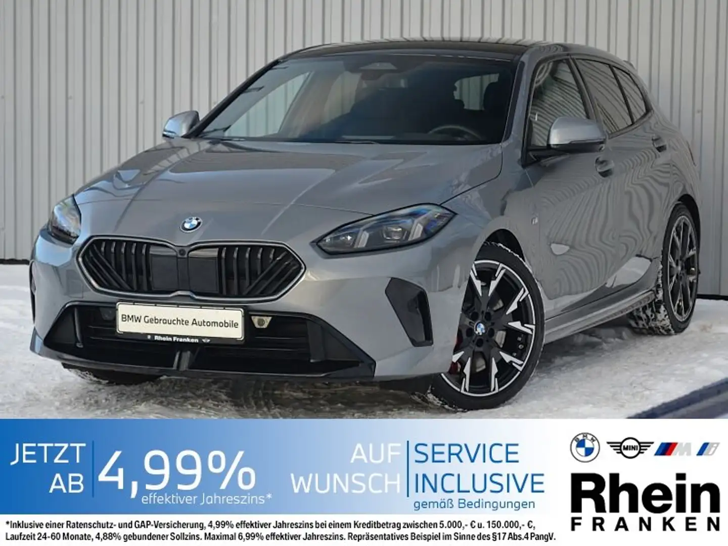 BMW 120 i M Sport Pro LiveCptProf.Ad.LED.360°Kam.Icon Grau - 1