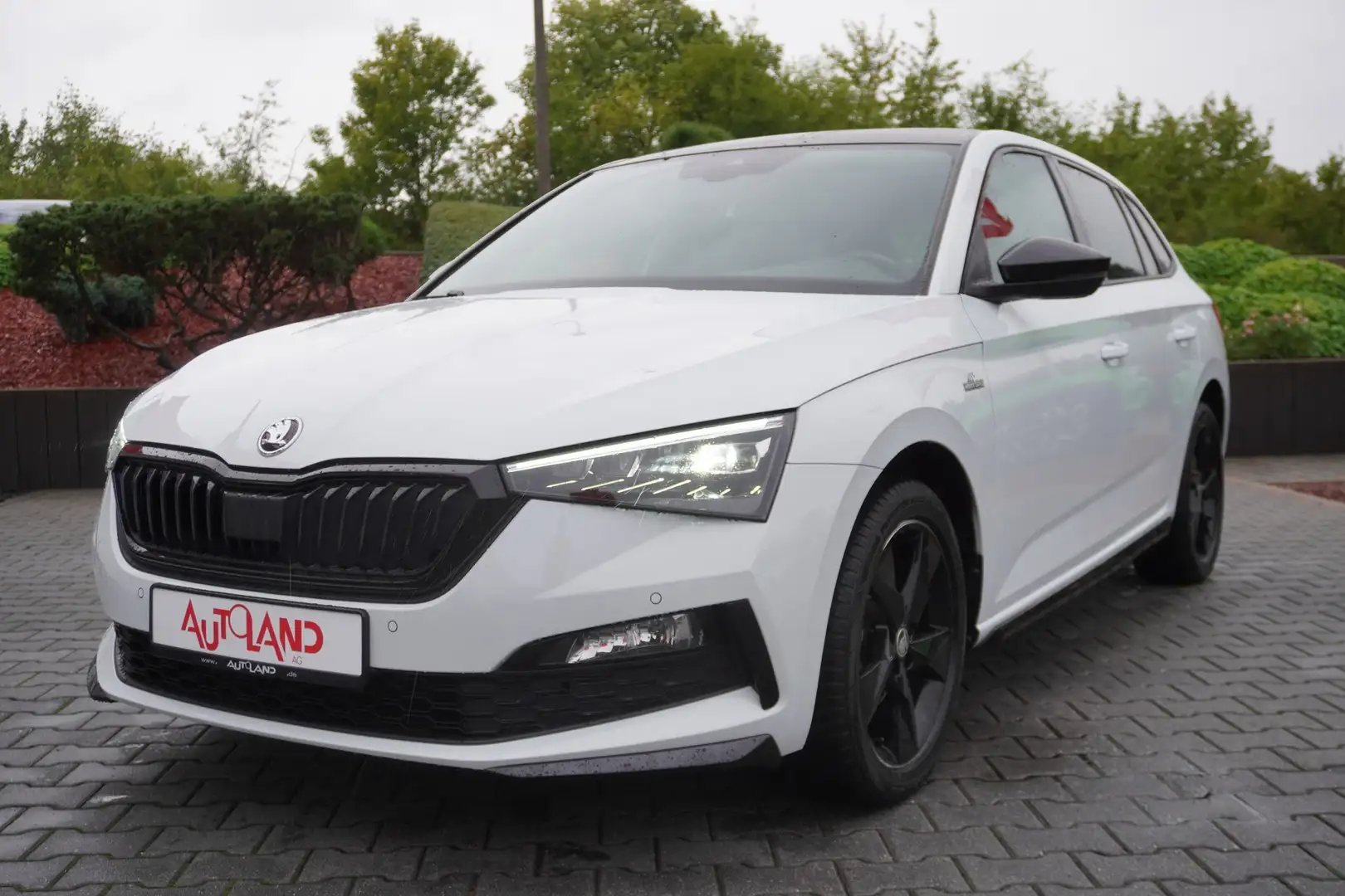 Skoda Scala 1.0 Monte Carlo Panorama Totwinkel Kamera Blanc - 1