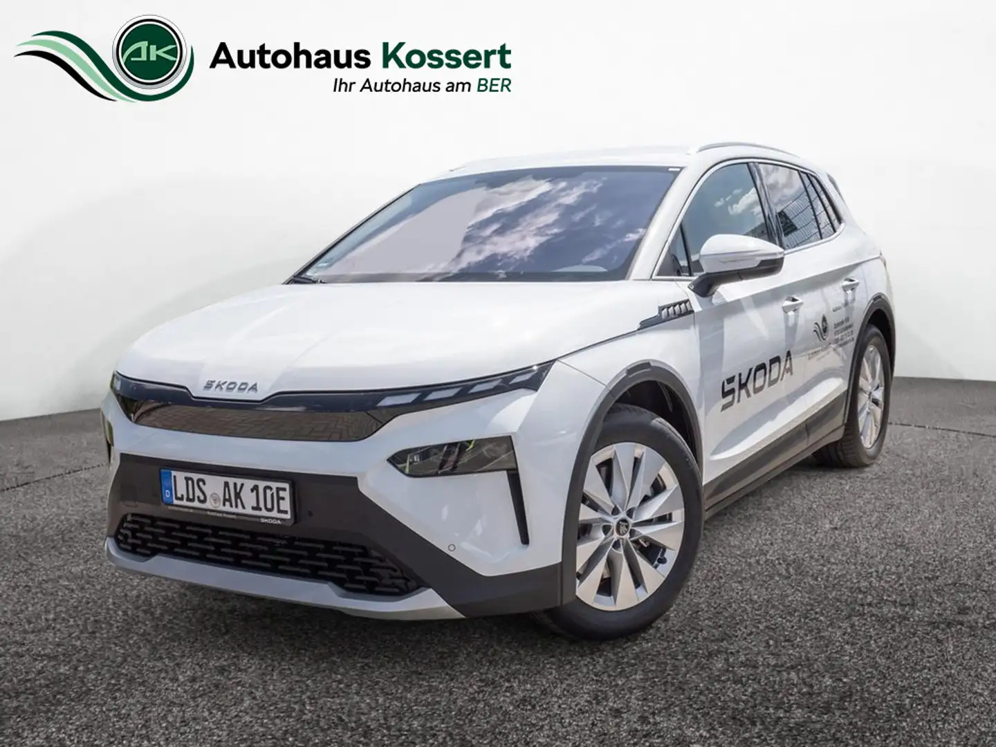 Skoda Elroq 85 Loft KAMERA NAVI AHK ACC STANDHZ LED Weiß - 1