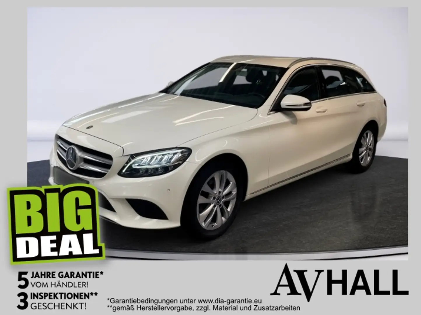 Mercedes-Benz C 180 d T Rückfahrkamera,Klimaautomatik,Navi Weiß - 1