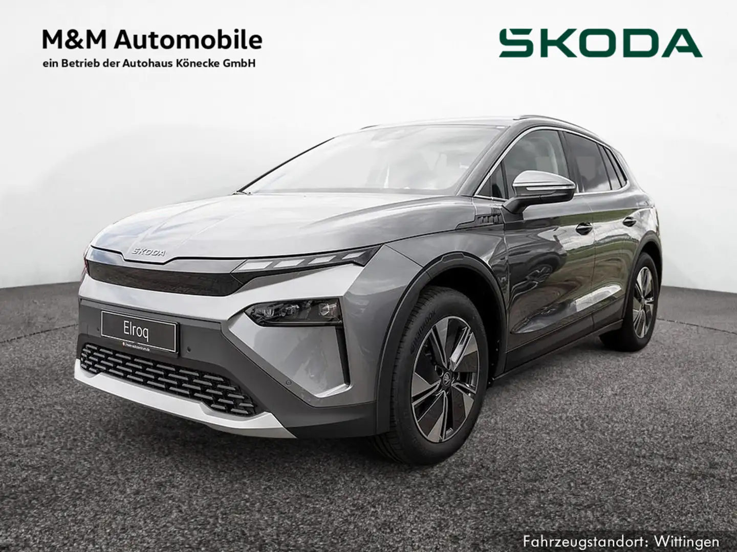 Skoda Elroq 85 Loft PDC SHZ KAMERA NAVI AHK ACC LED Grau - 1