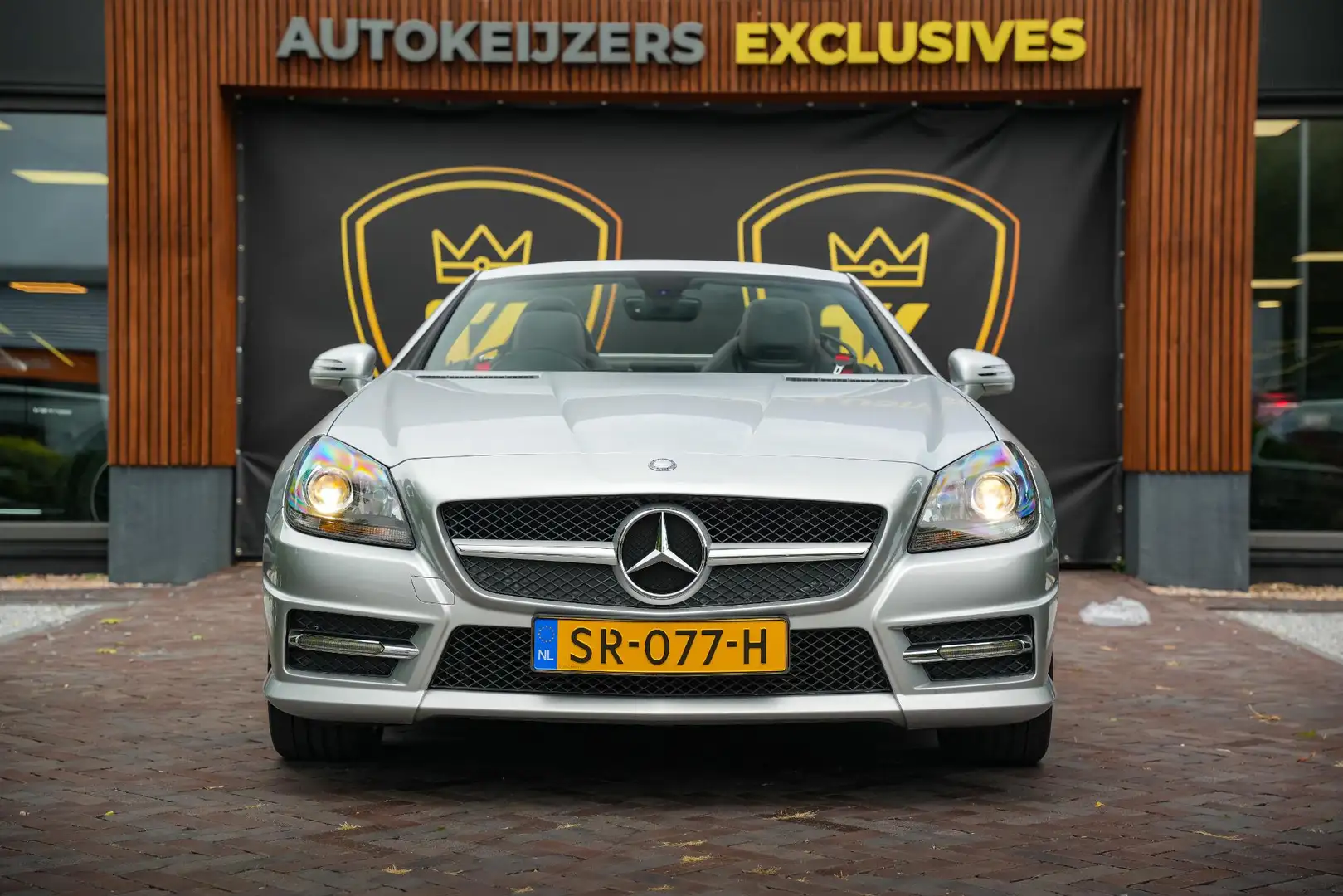 Mercedes-Benz SLK 200 STOELVERWARMING CRUISE CONTROL DEALER ONDERHOUDEN Grigio - 2