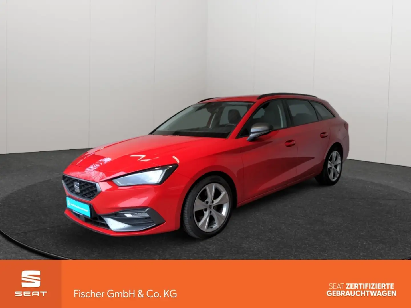 SEAT Leon ST 2.0TDI DSG FR LED AHK Navi Rear View ACC Lenkra Rot - 1