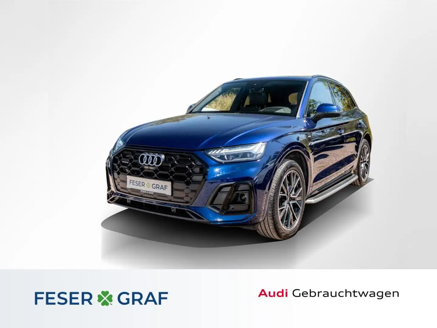 Audi Q5 50 TDI 2x S line /Matrix/Pano/B&O/Standhzg/HuD/adA Blau - 1