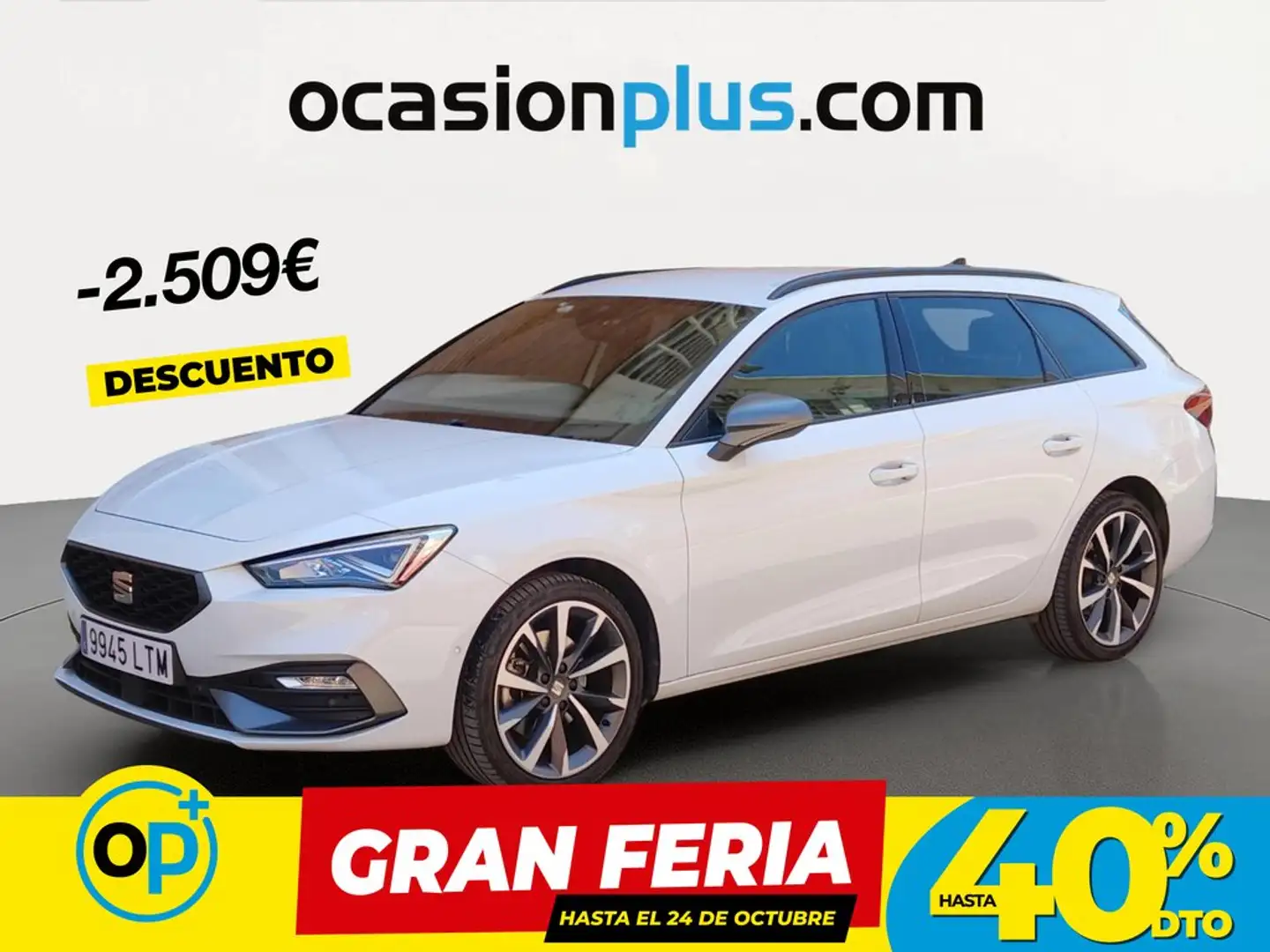 SEAT Leon ST 1.5 TGI S&S FR DSG-7 130 Blanco - 1