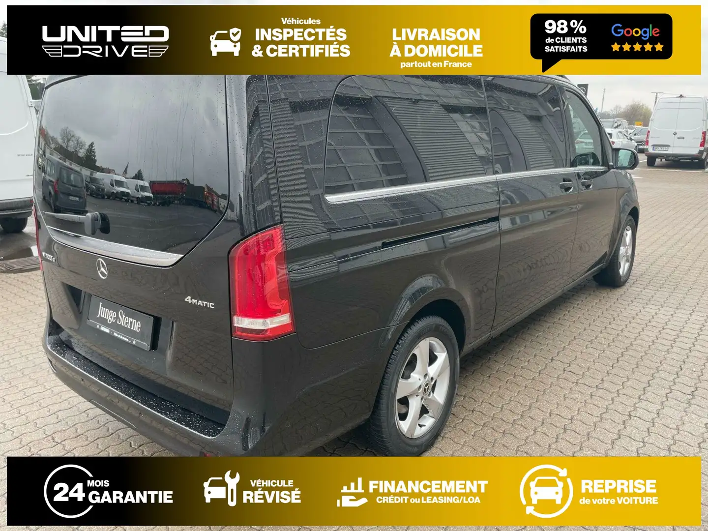 Mercedes-Benz V 300 d XL 8pl Avantgarde 4M 237ch Schwarz - 2