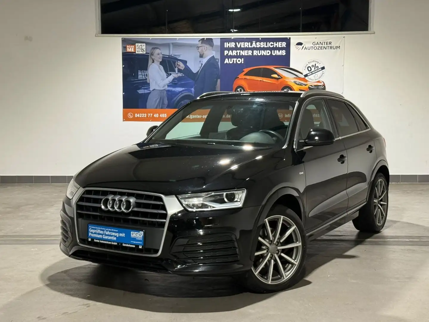 Audi Q3 1.4 TFSI sport S-Line AHK+ALCANTARA+NAVI+XEN Schwarz - 1