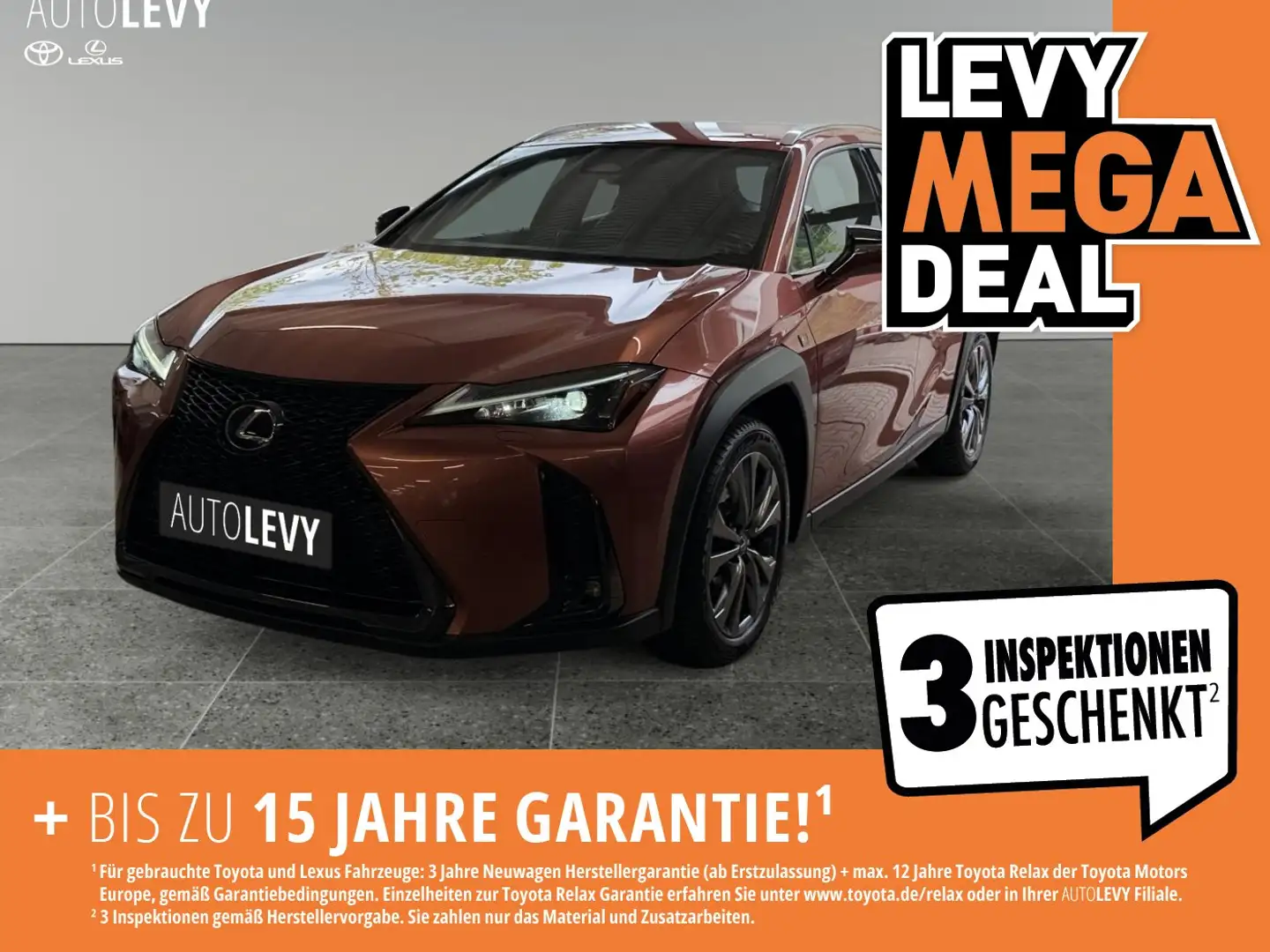 Lexus UX 300h F-Sport Design +Kamera+CarPlay+PDC+SHZ+ Gold - 1
