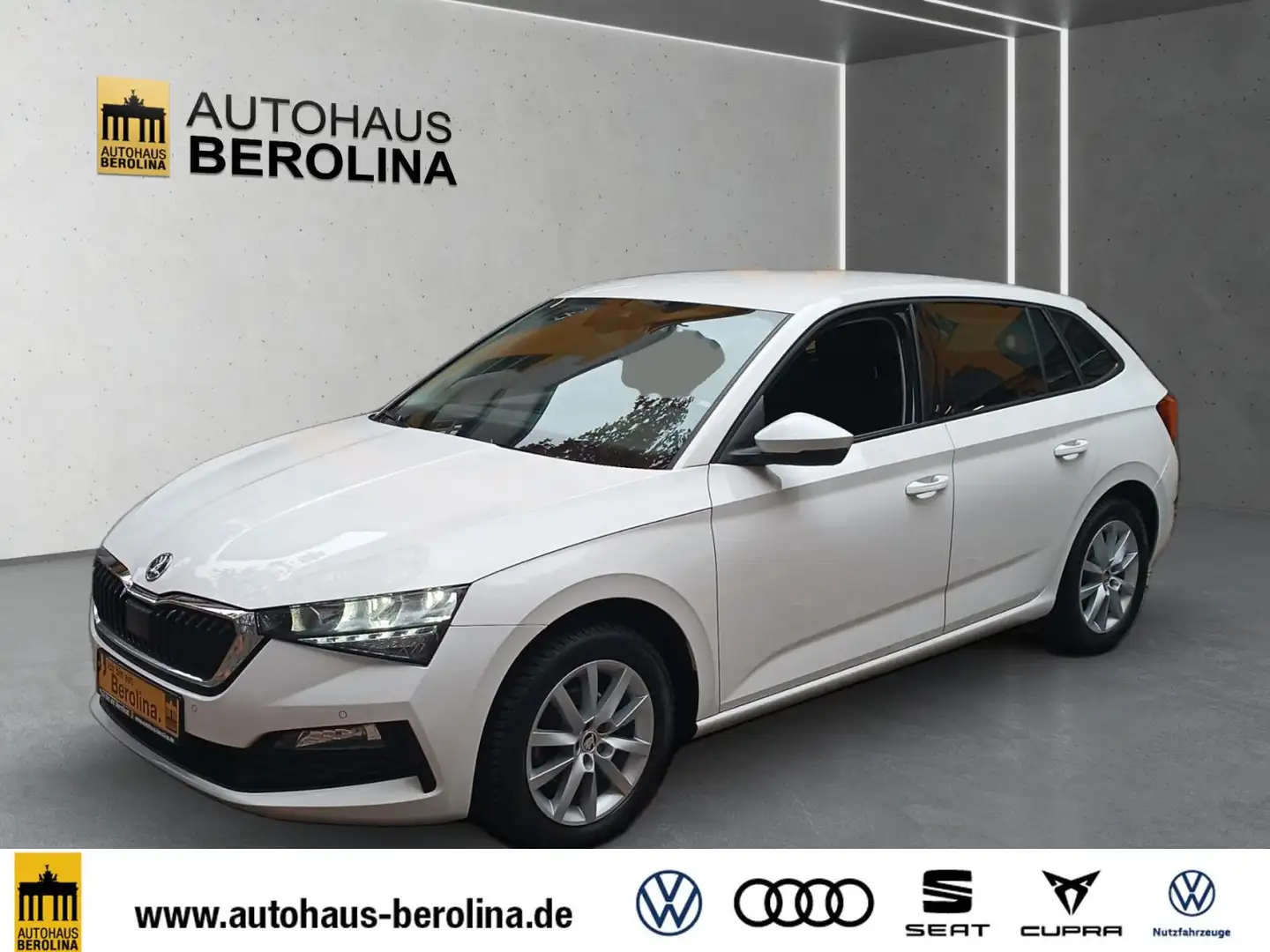 Skoda Scala 1.0 TSI Ambition *PDC*KLIMA* Weiß - 2