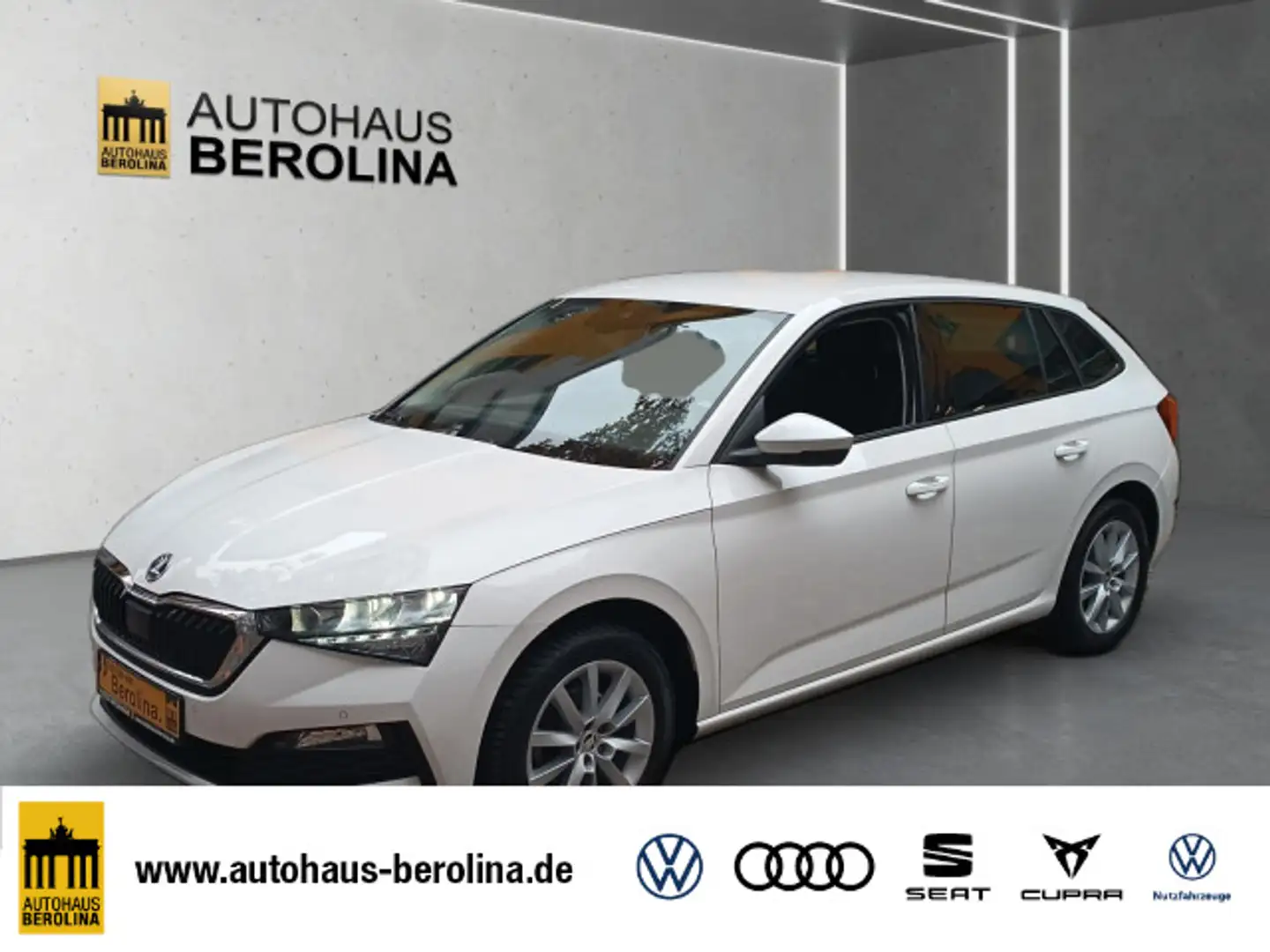 Skoda Scala 1.0 TSI Ambition *PDC*KLIMA* Weiß - 1