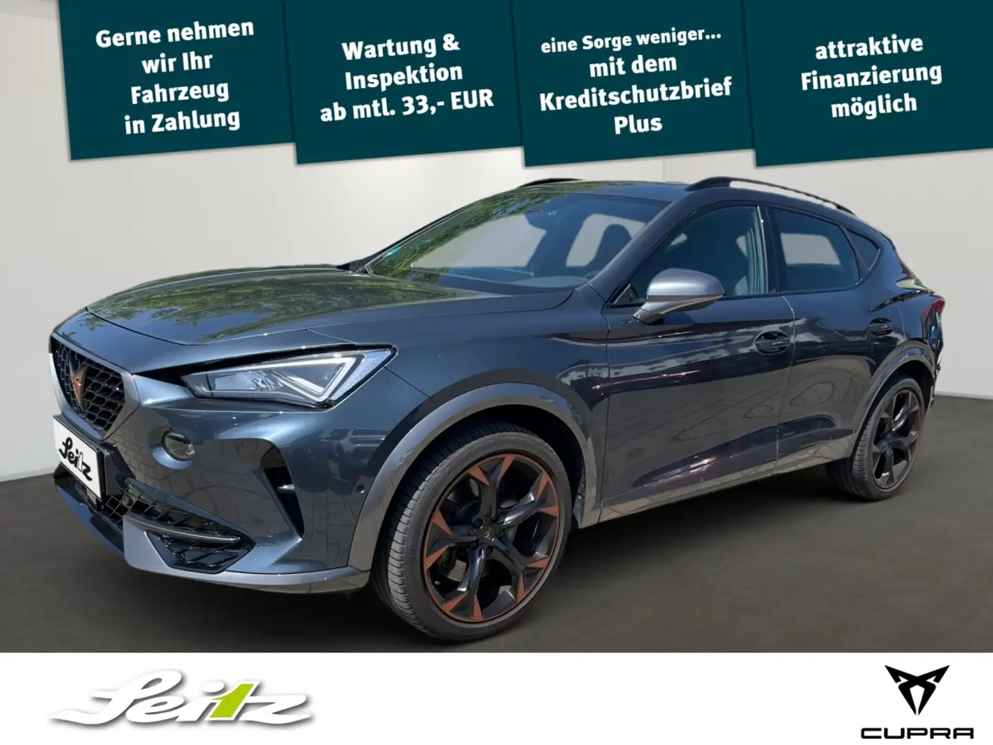 CUPRA Formentor VZ 2.0 TSI DSG VZ 4Drive AHK. Navi. Rückfahrkamera Grijs - 1
